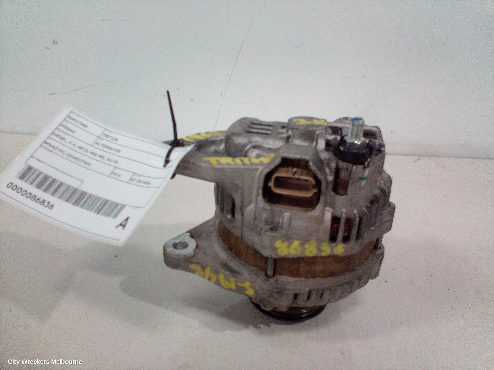 MITSUBISHI TRITON ALTERNATOR, DIESEL, 2.4, 4N15, MQ-MR, 04/2015 ONWARDS