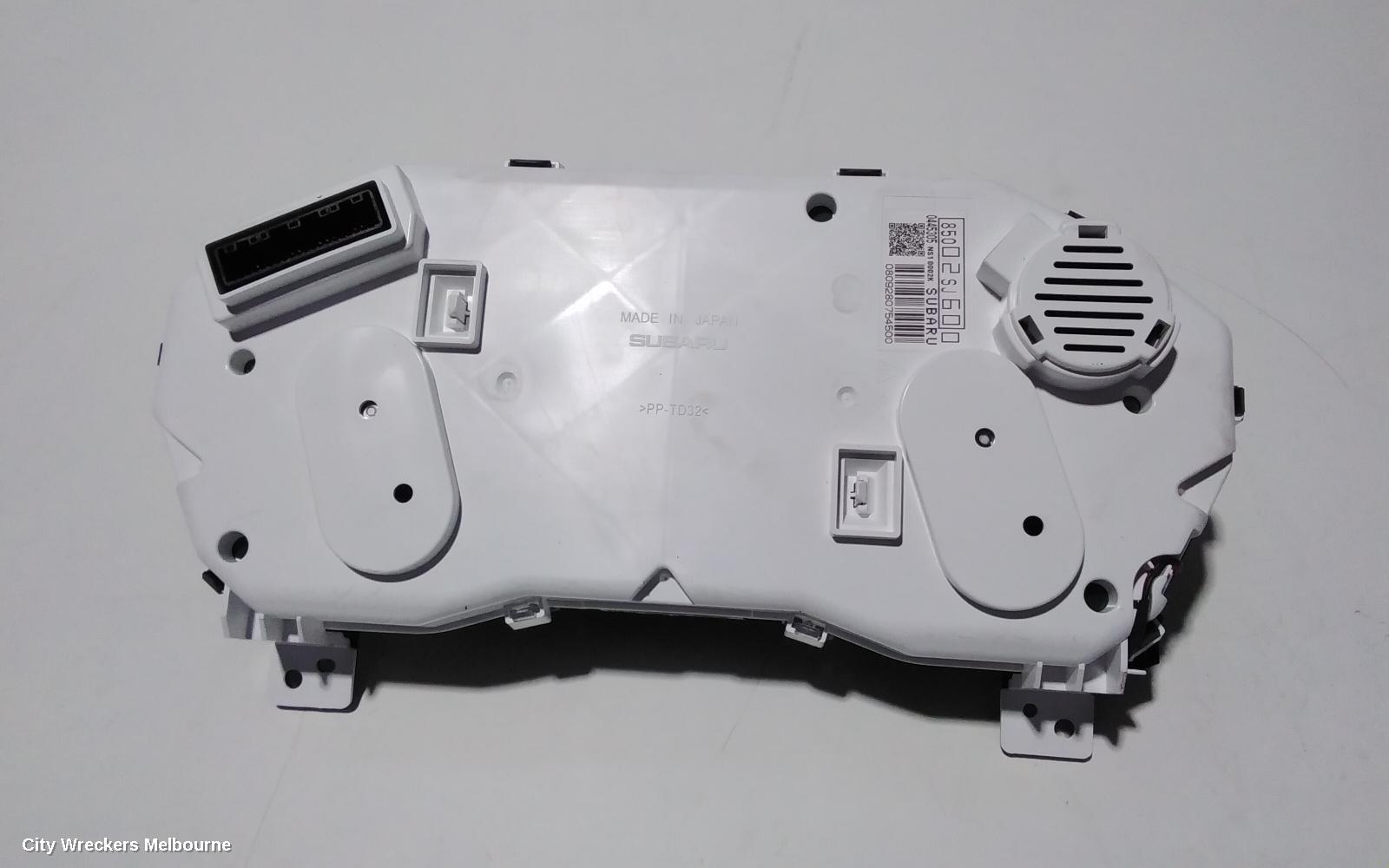 SUBARU FORESTER INSTRUMENT CLUSTER, INSTRUMENT CLUSTER, PETROL, AUTO T/M, SK, 08/2018 - 10/2020