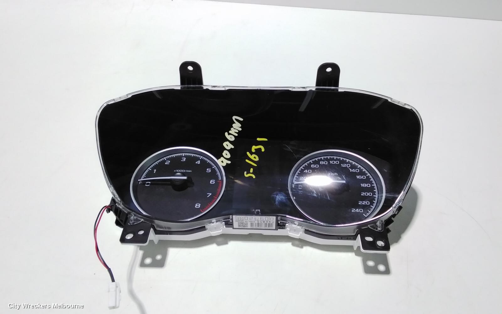 SUBARU FORESTER INSTRUMENT CLUSTER, INSTRUMENT CLUSTER, PETROL, AUTO T/M, SK, 08/2018 - 10/2020