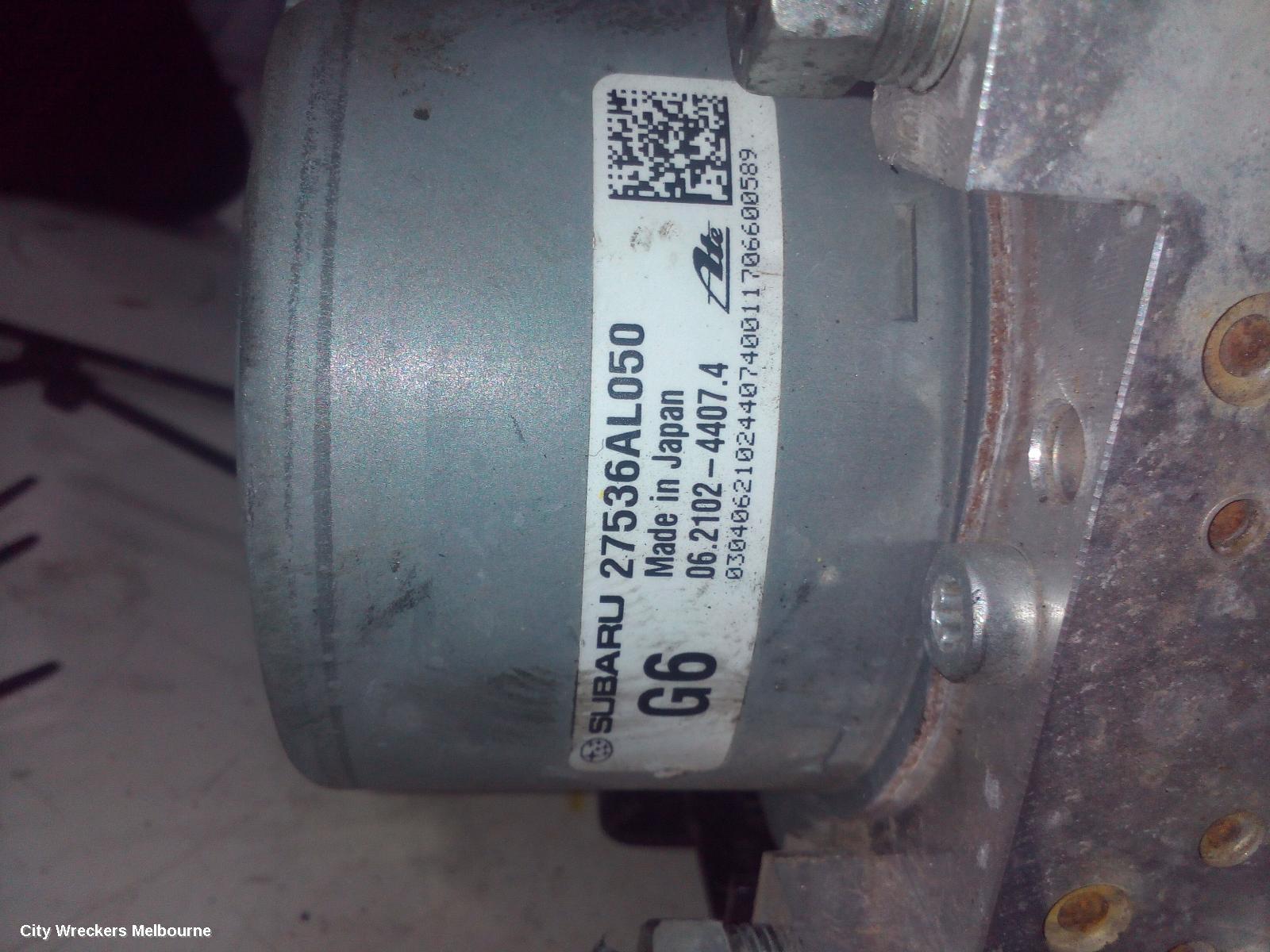 SUBARU OUTBACK ABS PUMP/MODULATOR, 6TH GEN, P/N 27536AL050, 08/2014 - 12/2020