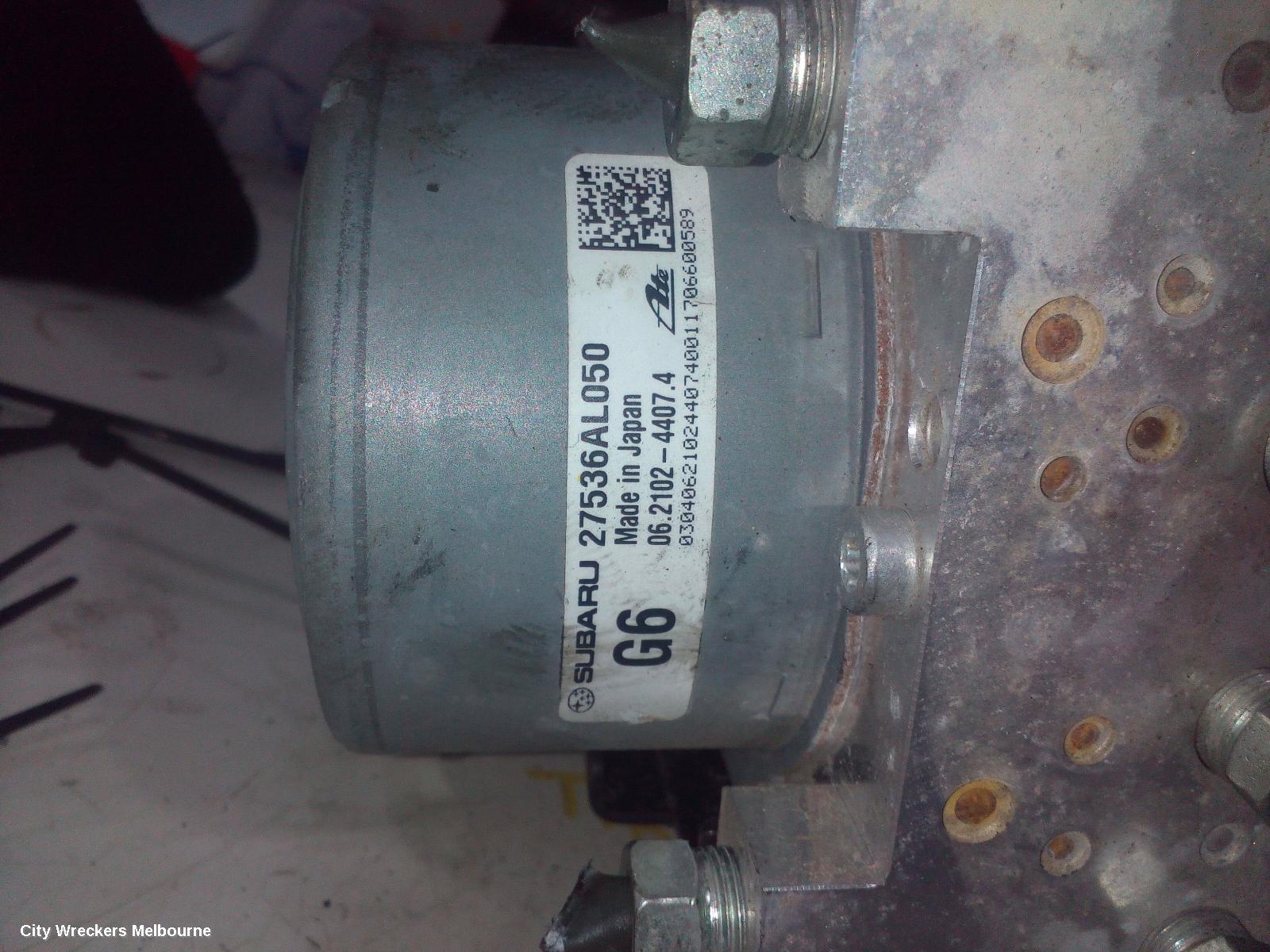 SUBARU OUTBACK ABS PUMP/MODULATOR, 6TH GEN, P/N 27536AL050, 08/2014 - 12/2020