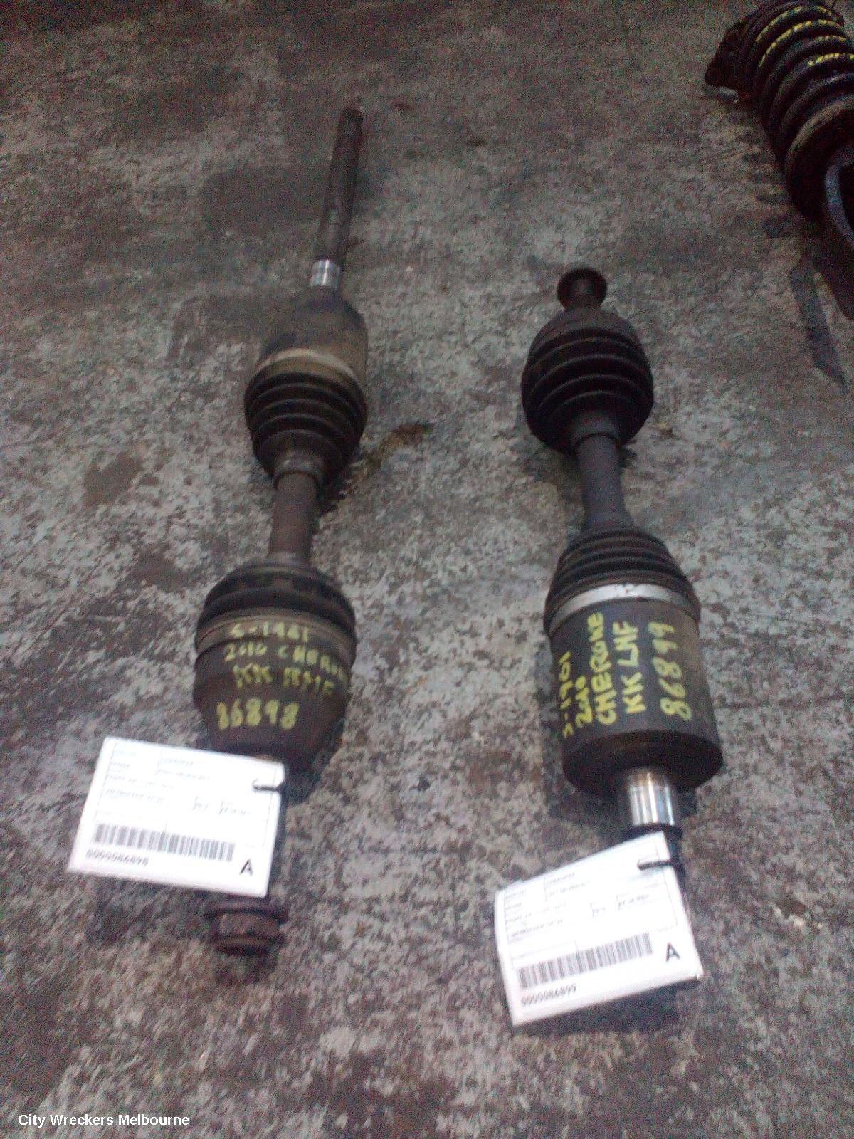 JEEP CHEROKEE LEFT DRIVESHAFT, FRONT, KK, 11/2007 - 10/2012