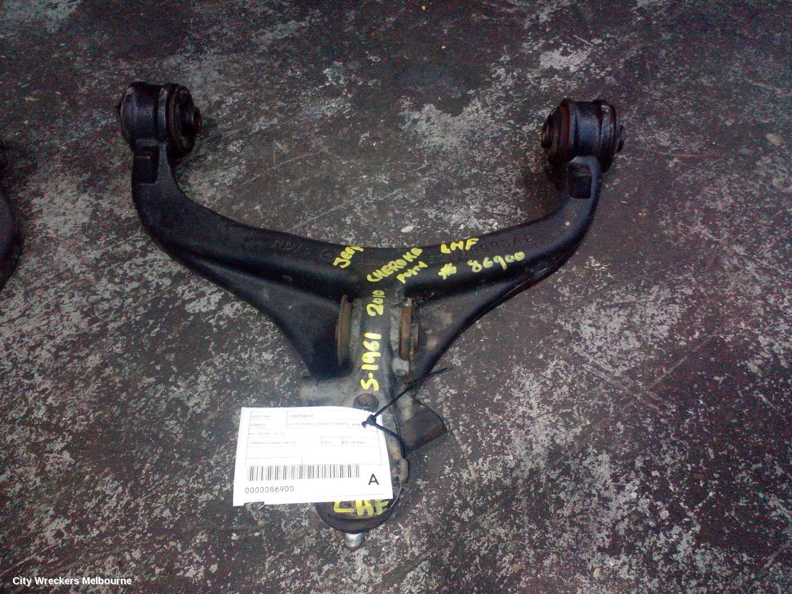 JEEP CHEROKEE LEFT FRONT LOWER CONTROL ARM, KK, 02/2008 - 10/2012