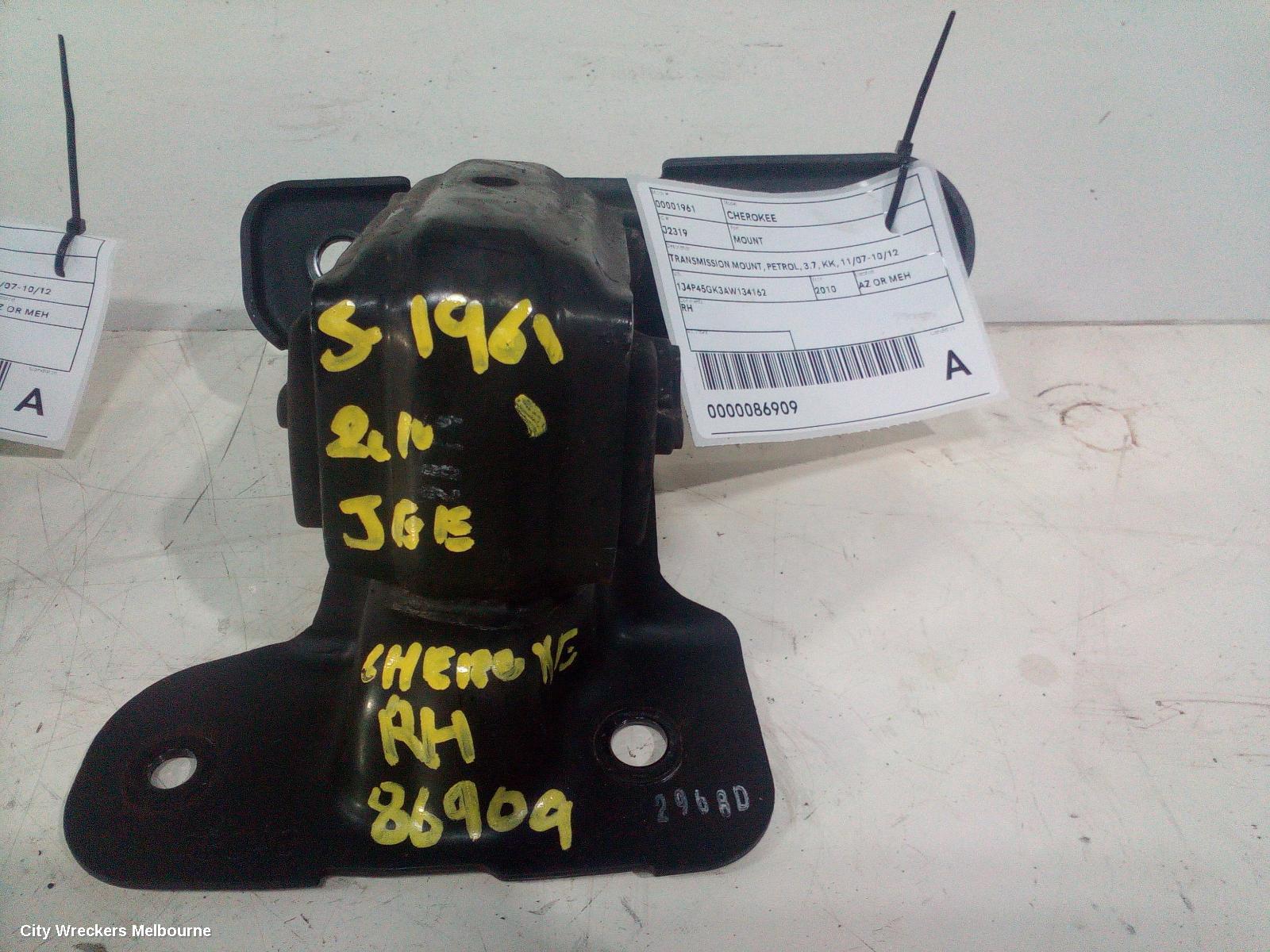 JEEP CHEROKEE MOUNT, TRANSMISSION MOUNT, PETROL, 3.7, KK, 11/2007 - 10/2012