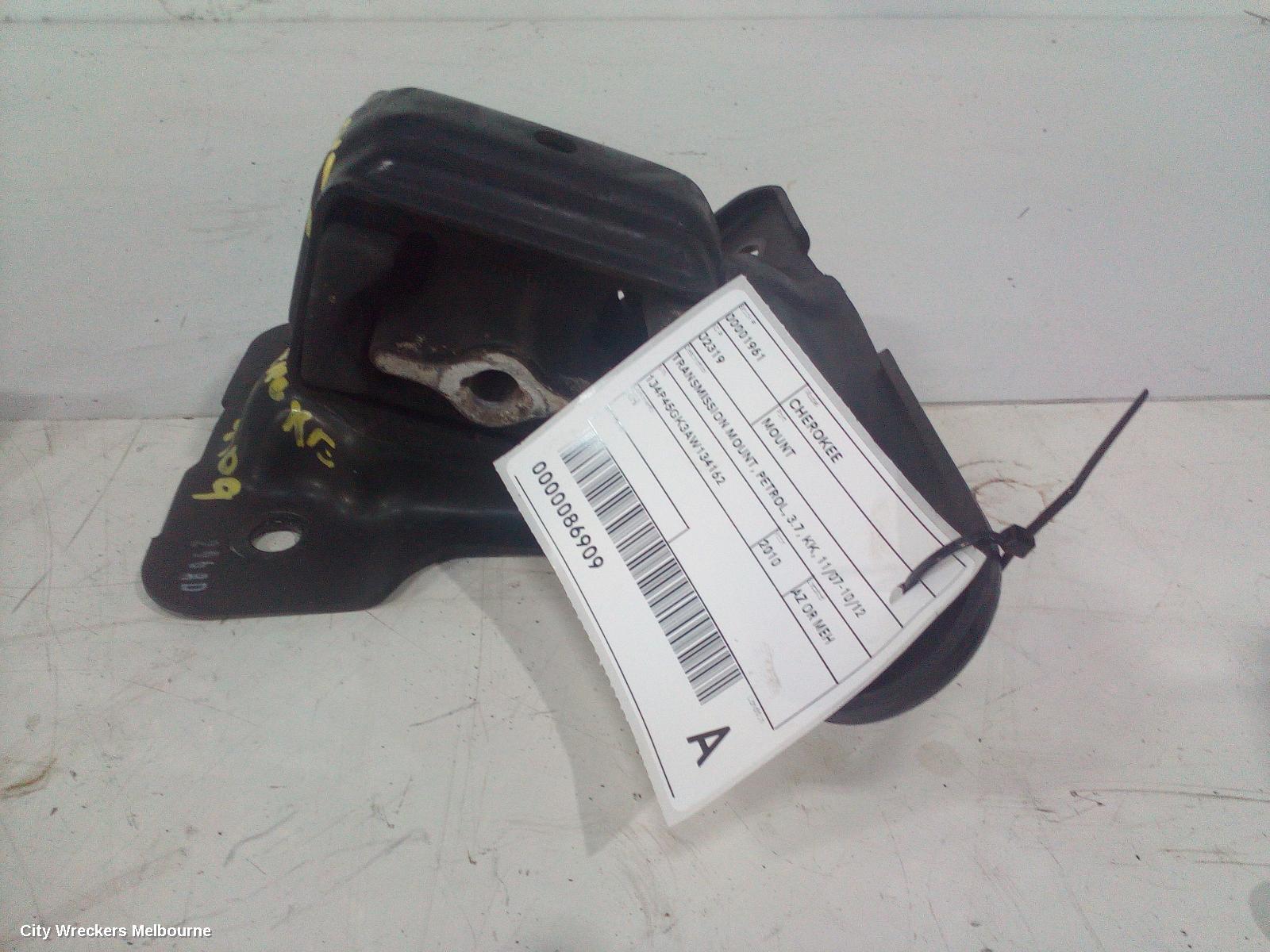 JEEP CHEROKEE MOUNT, TRANSMISSION MOUNT, PETROL, 3.7, KK, 11/2007 - 10/2012