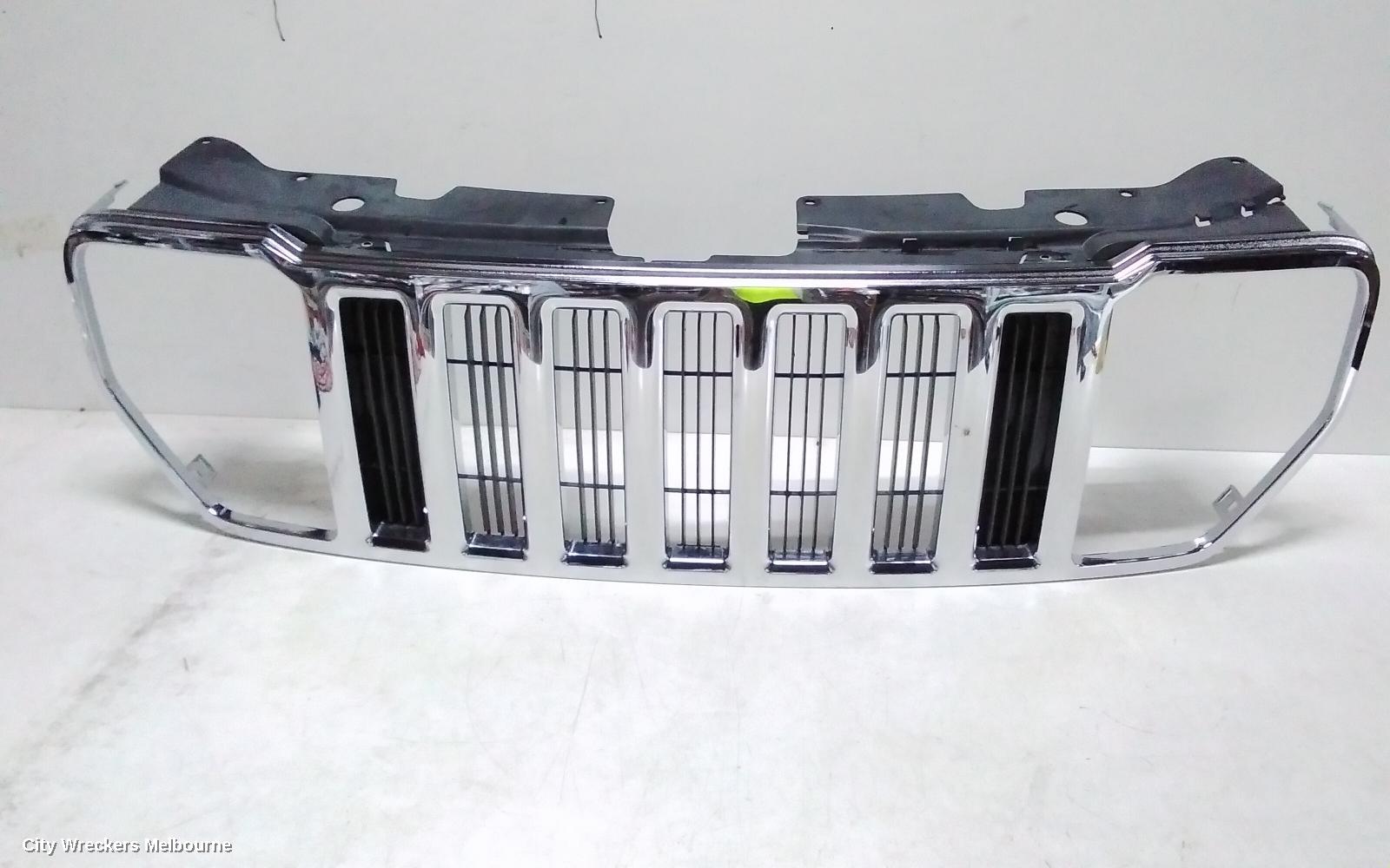 JEEP CHEROKEE GRILLE, KK, CHROME, 11/2007 - 10/2012