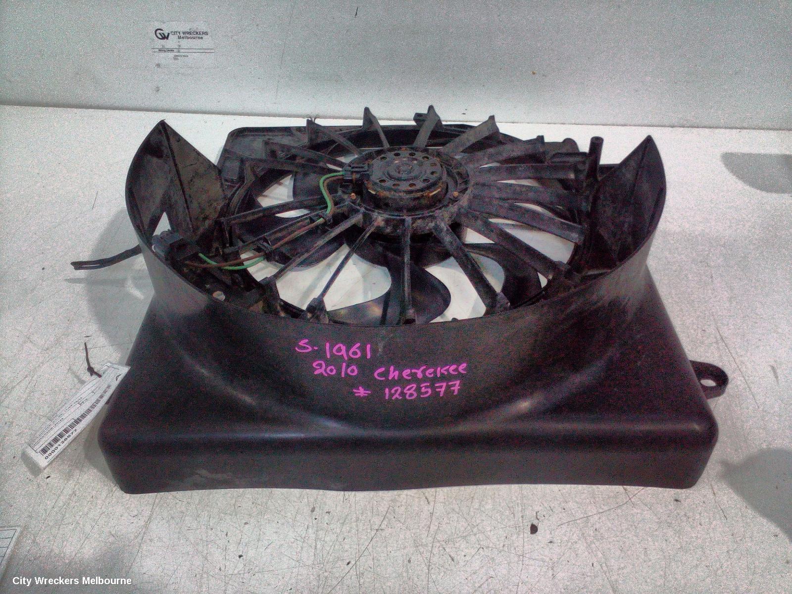 JEEP CHEROKEE FAN, ELECT RAD FAN, 3.7, KK, 11/2007 - 10/2012