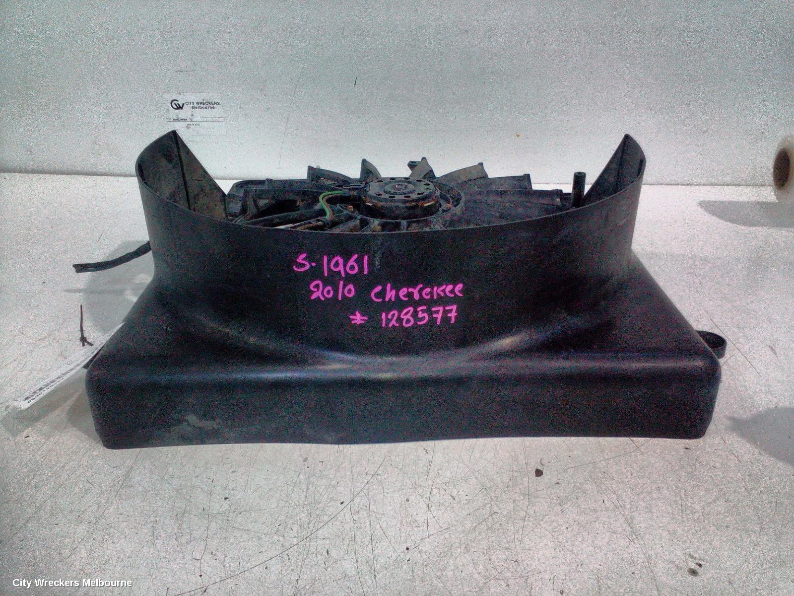 JEEP CHEROKEE FAN, ELECT RAD FAN, 3.7, KK, 11/2007 - 10/2012