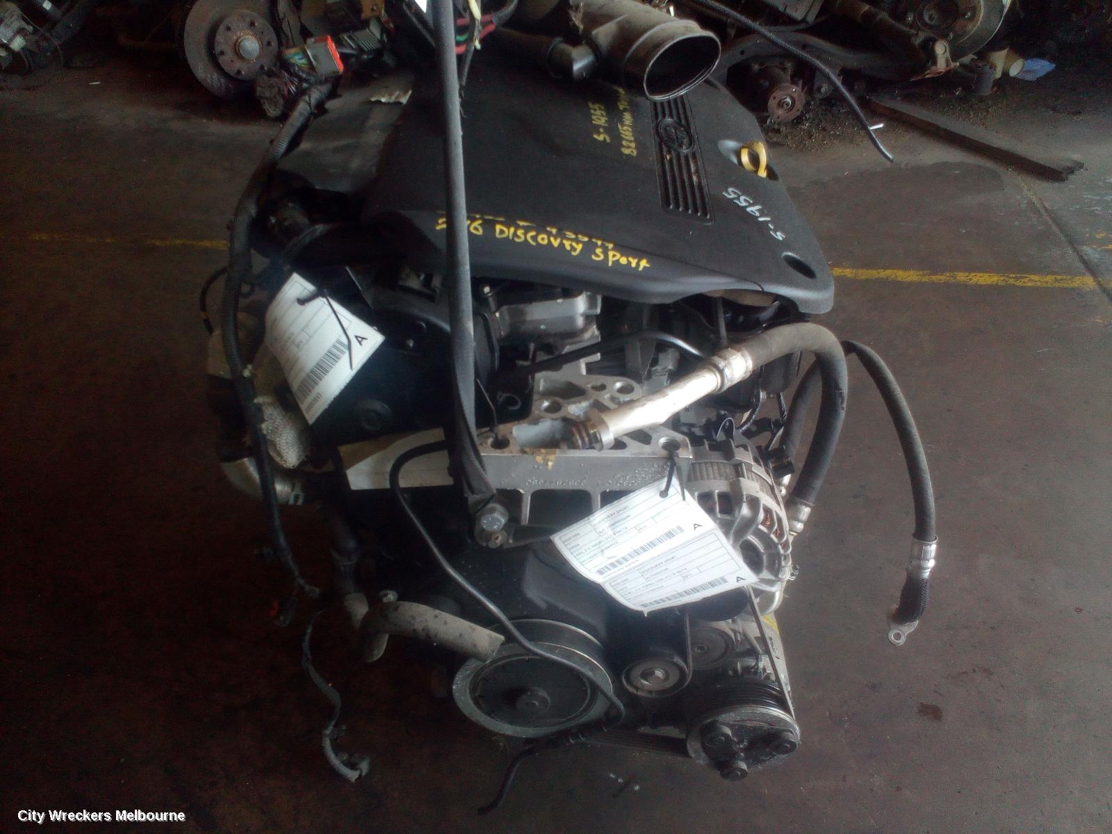 LAND ROVER DISCOVERY SPORT ENGINE, DIESEL, 2.2, TURBO, L550, 01/2015 - 06/2016
