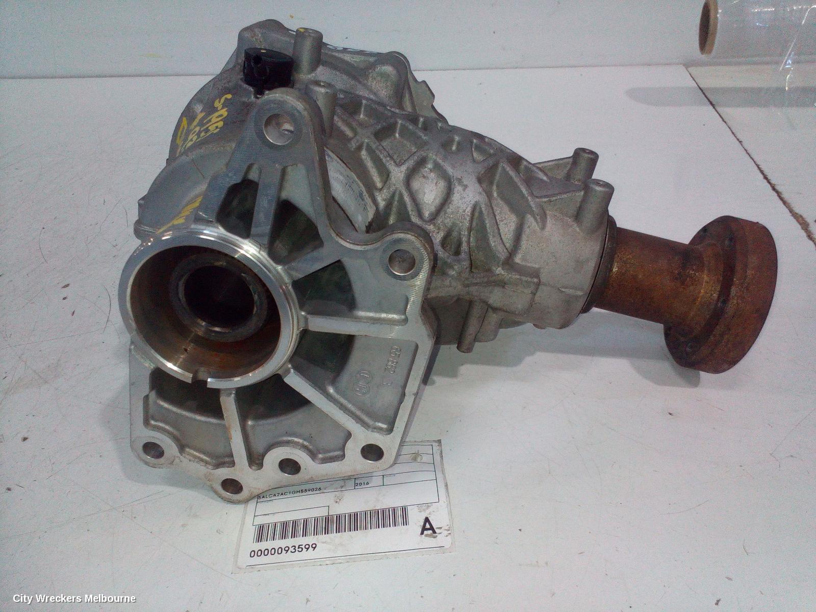 LAND ROVER DISCOVERY SPORT TRANSFER CASE, AUTO, L550, 01/2015 - 06/2019