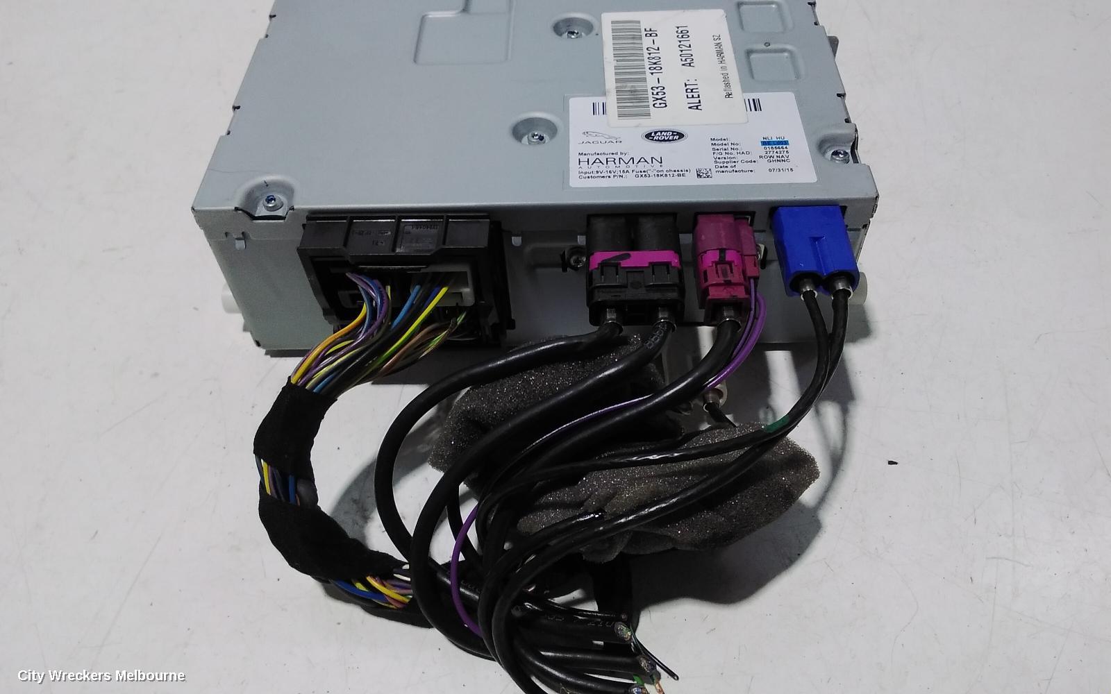 LAND ROVER DISCOVERY SPORT RADIO/CD/DVD/SAT/TV, DISPLAY UNIT, 8IN TOUCHSCREEN, L550, 01/2015 - 06/2019