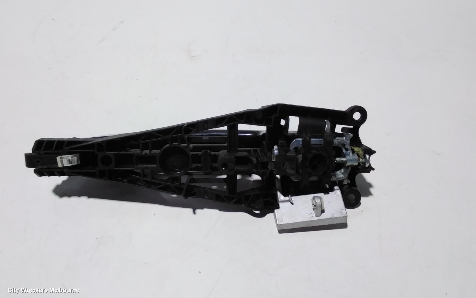 HOLDEN BARINA DOOR HANDLE, OUTER, LH FRONT, NON CHROME INSERT TYPE, TM, 11/2011 - 12/2018