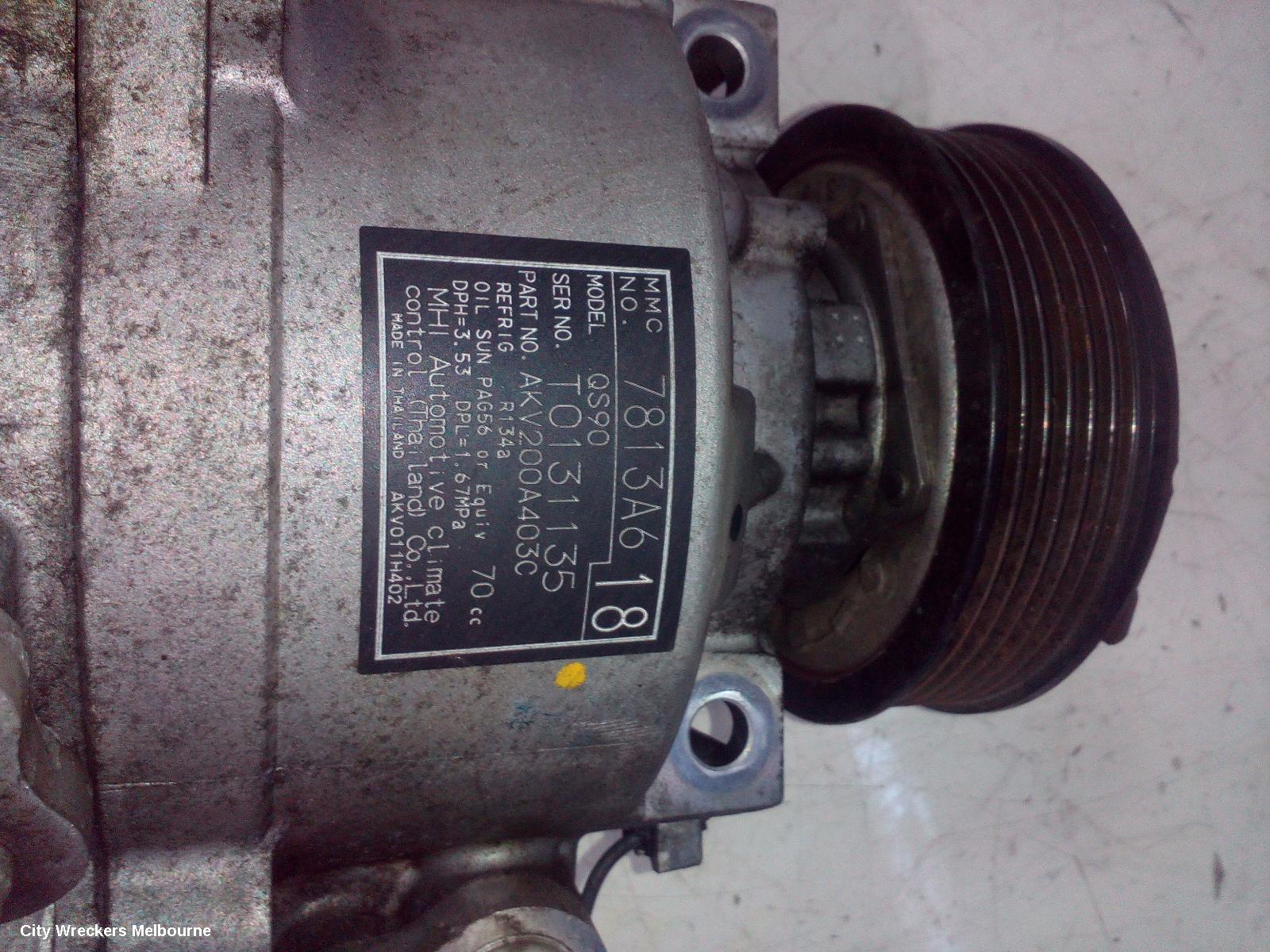 MITSUBISHI OUTLANDER A/C COMPRESSOR, ZJ-ZL, 2.0, PETROL, HYBRID, 03/2014 - 07/2020