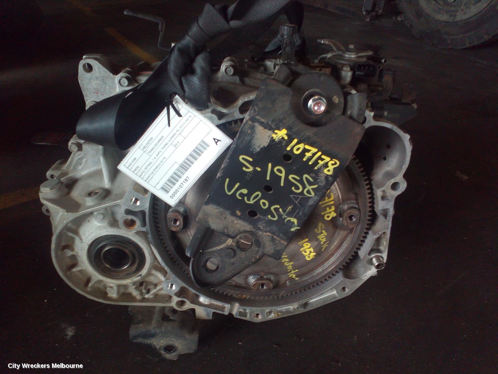 HYUNDAI VELOSTER TRANS/GEARBOX, AUTO, PETROL, 1.6, G4FJ, TURBO, 6 SPEED, FS, 07/2012 - 04/2015