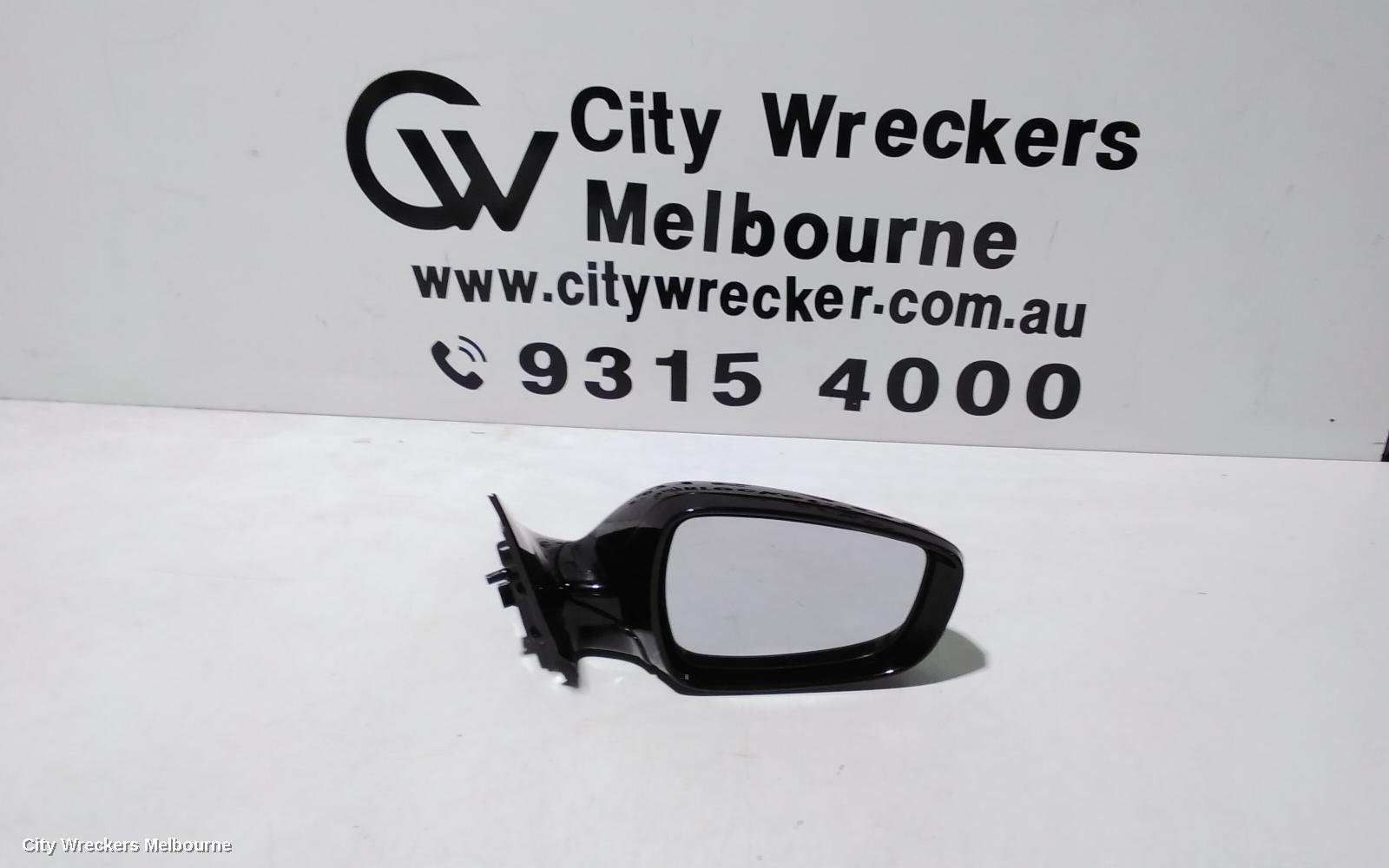 HYUNDAI VELOSTER RIGHT DOOR MIRROR, FS, POWER FOLDING, HEATED TYPE, 10/2011 - 02/2018