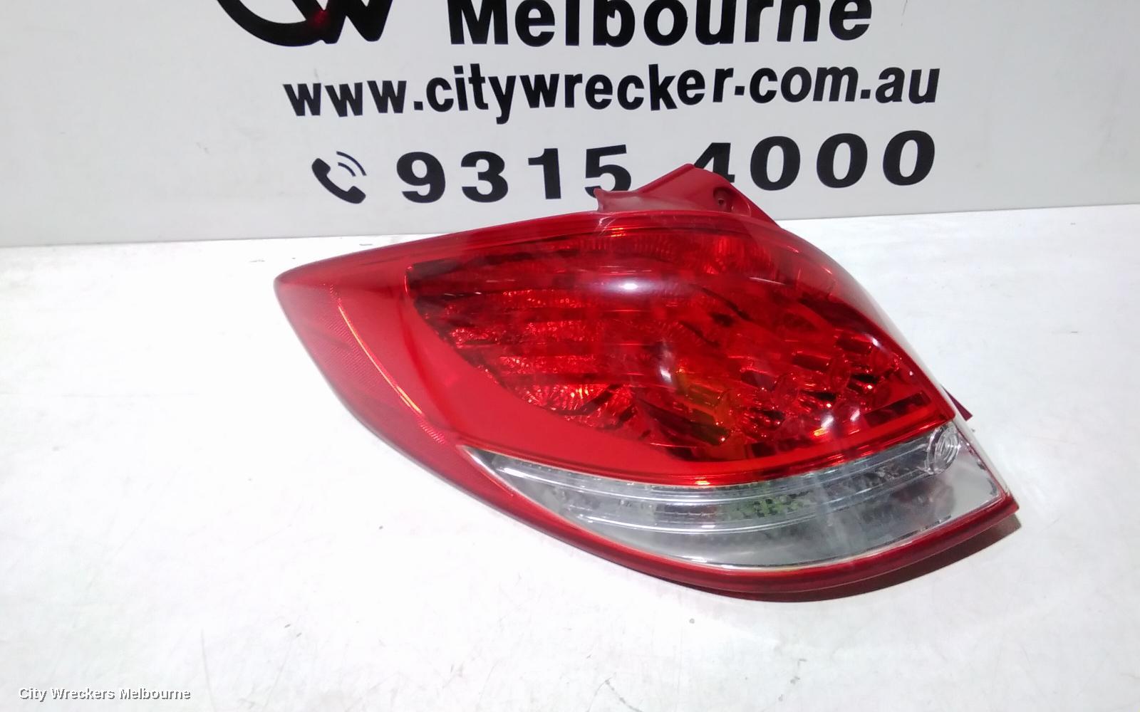 HYUNDAI VELOSTER LEFT TAILLIGHT, IN BODY, FS, LED TYPE, 12/2011 - 02/2018