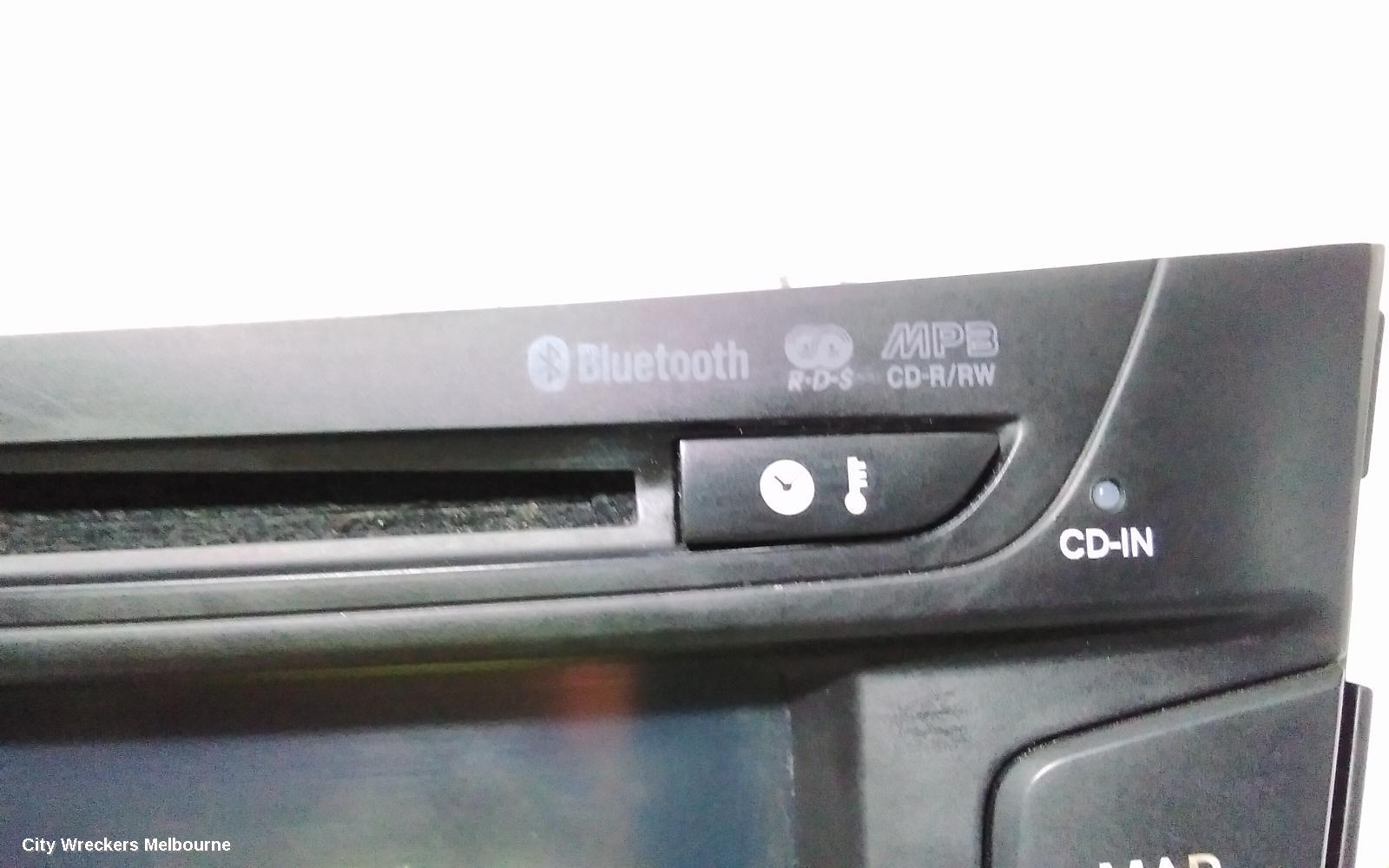 HYUNDAI VELOSTER RADIO/CD/DVD/SAT/TV, TOUCHSCREEN, GPS/NAVIGATION/BLUETOOTH/MP3/AUX W/ CD PLAYER, FS, 10/2011 - 02/2018