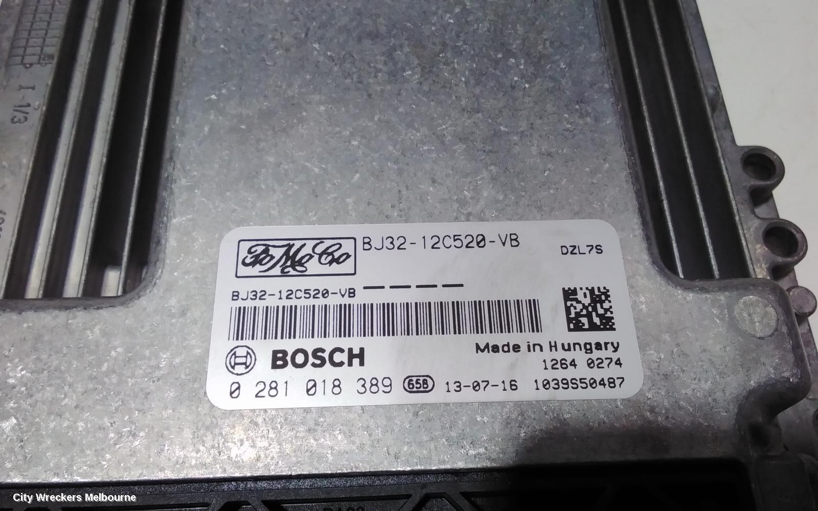 LAND ROVER RANGEROVER EVOQUE ECU, ENGINE ECU, 2.2, DIESEL, ECU ONLY, L538, 11/2011 - 08/2015