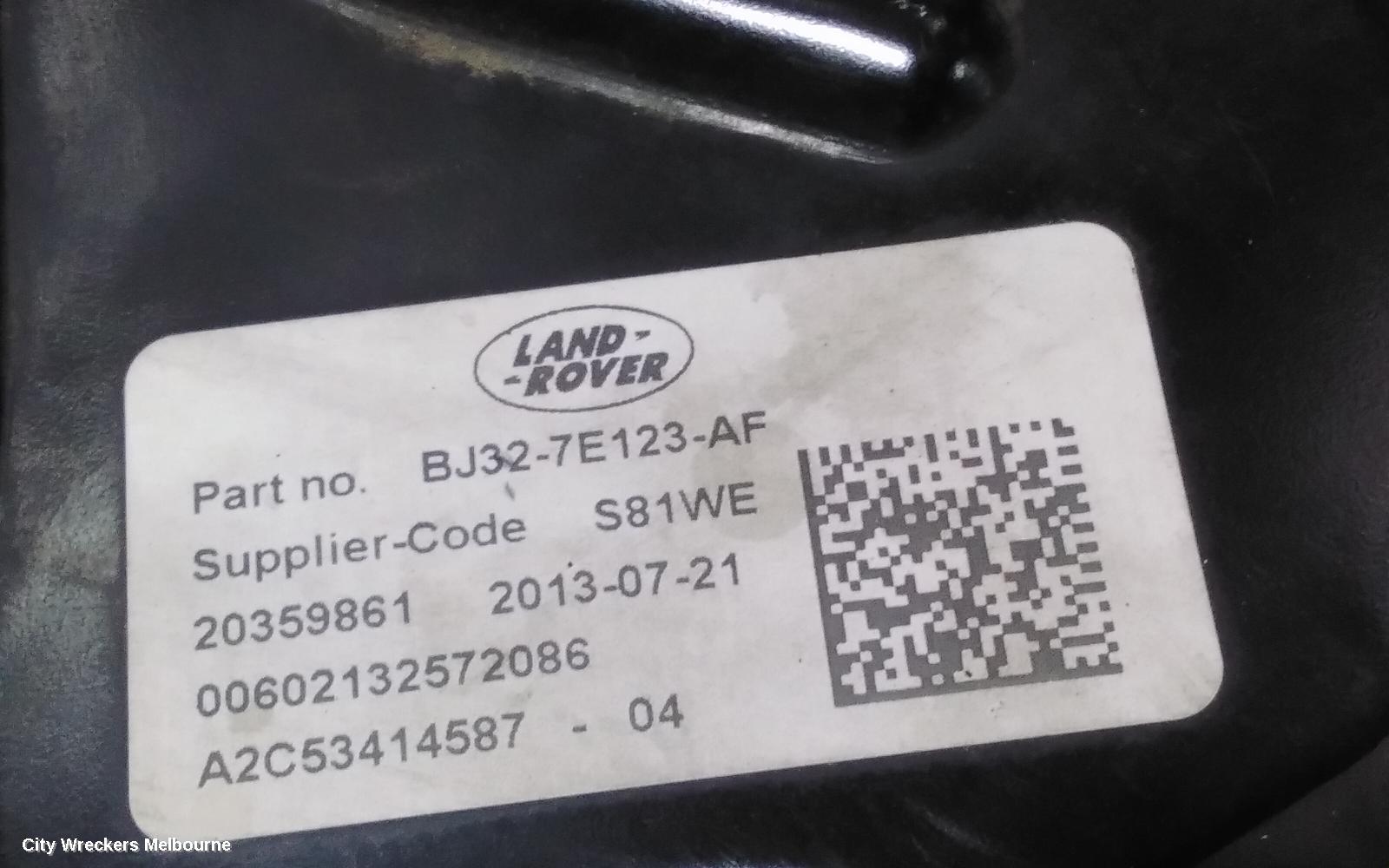 LAND ROVER RANGEROVER EVOQUE ECU, TRANSMISSION ECU, L538, 11/2011 - 08/2015
