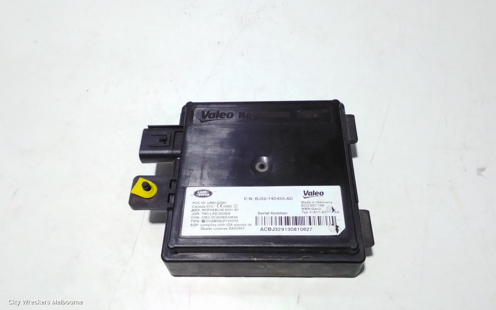 LAND ROVER RANGEROVER EVOQUE, L538, 11/2011 - 01/2019, BLIND SPOT SENSOR MODULE BJ32-14D455-AD : 87052