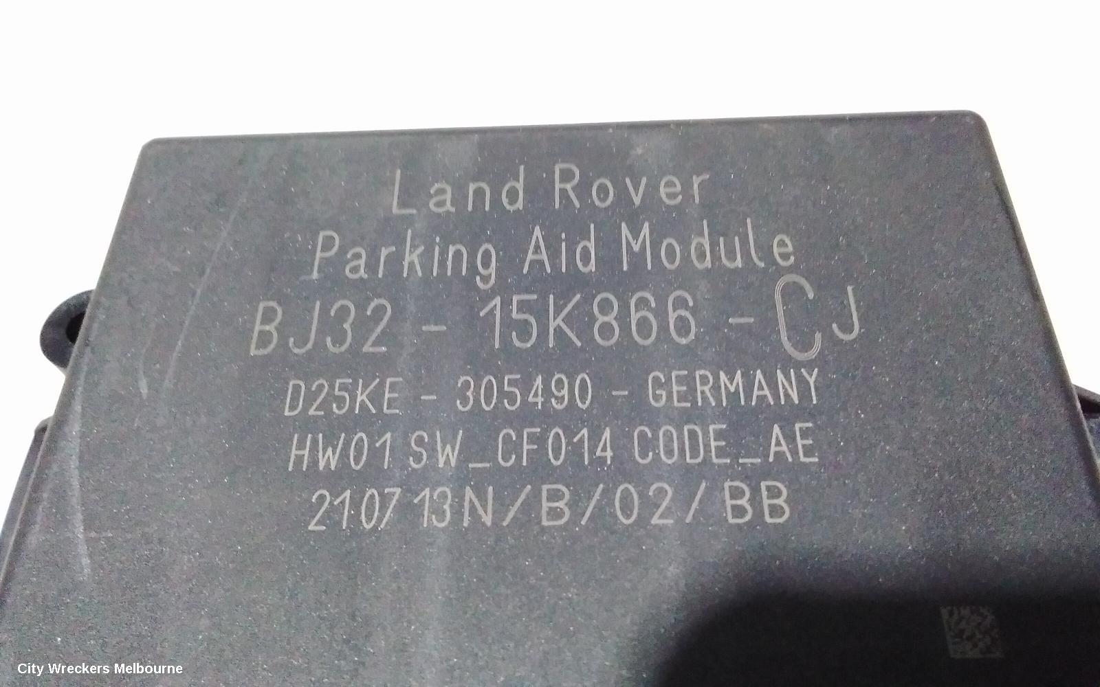 LAND ROVER RANGEROVER EVOQUE, L538, 11/2011 - 01/2019, PARKING AID MODULE BJ32-15K866-CJ: 87053