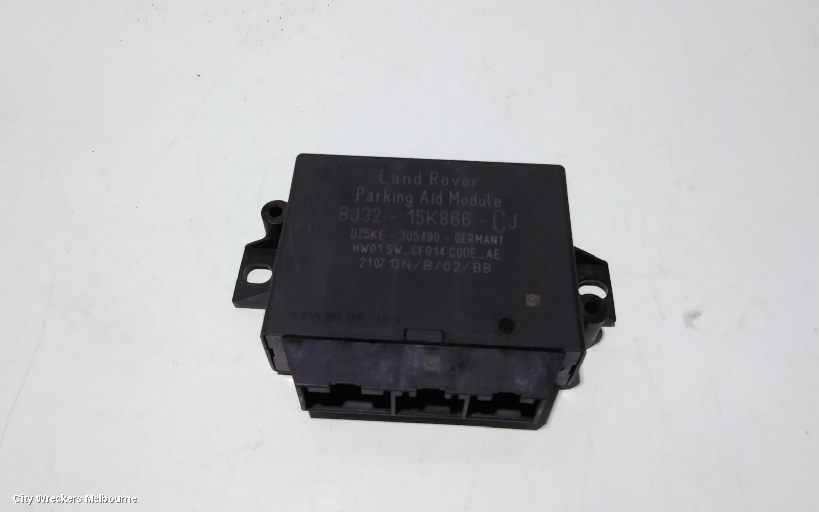 LAND ROVER RANGEROVER EVOQUE, L538, 11/2011 - 01/2019, PARKING AID MODULE BJ32-15K866-CJ: 87053