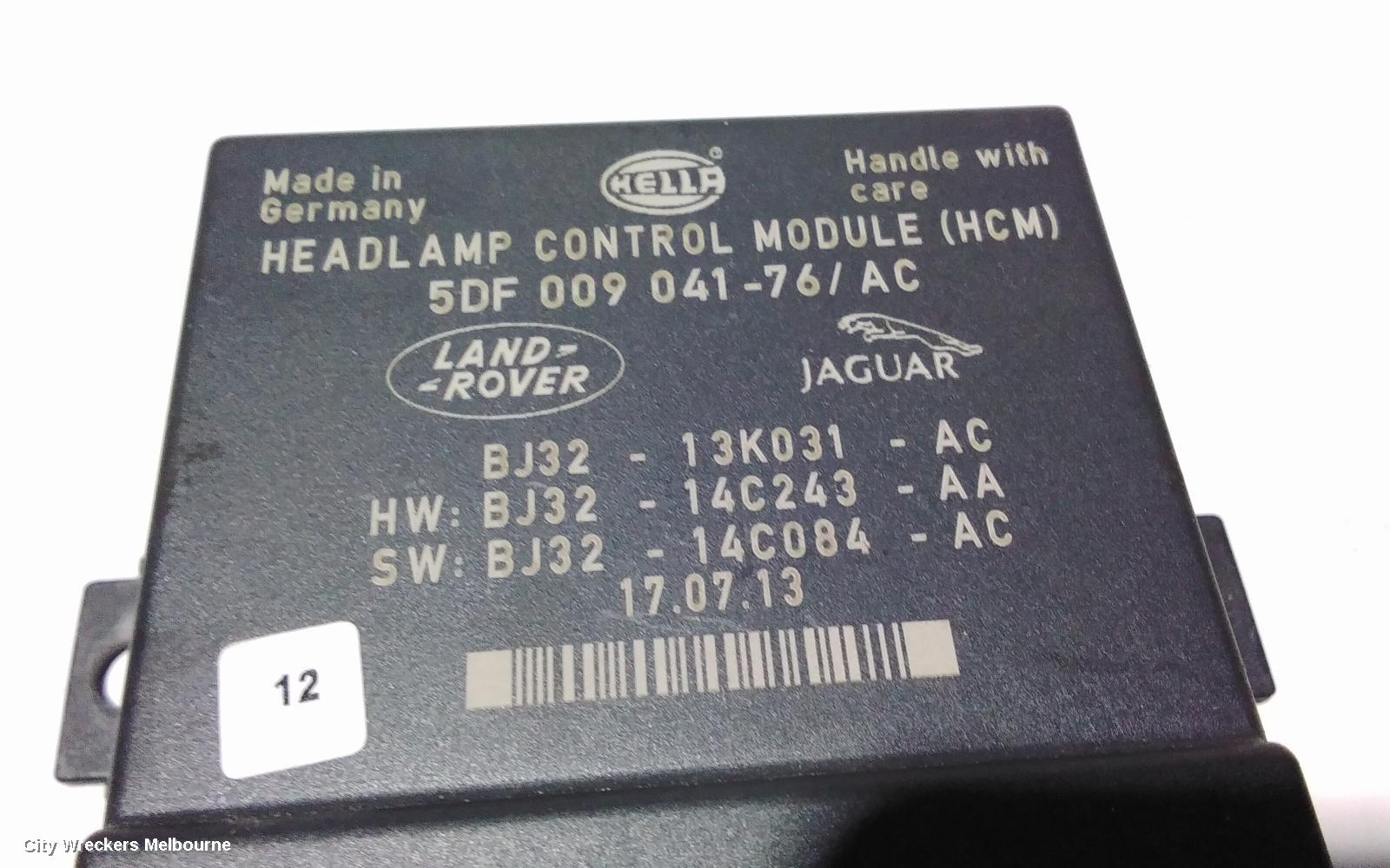 LAND ROVER RANGEROVER EVOQUE, L538, 11/2011 - 01/2019, BJ3213K031AC COMPUTER LIGHTING MODULE WITH PART NUMBER : 87054