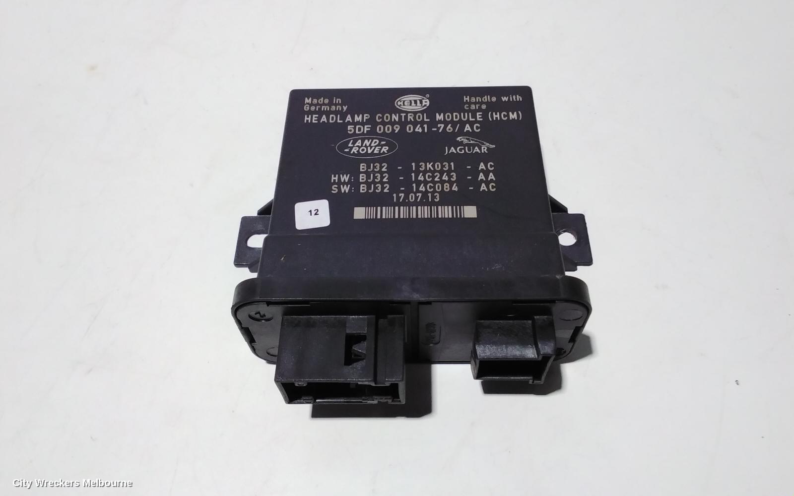 LAND ROVER RANGEROVER EVOQUE, L538, 11/2011 - 01/2019, BJ3213K031AC COMPUTER LIGHTING MODULE WITH PART NUMBER : 87054