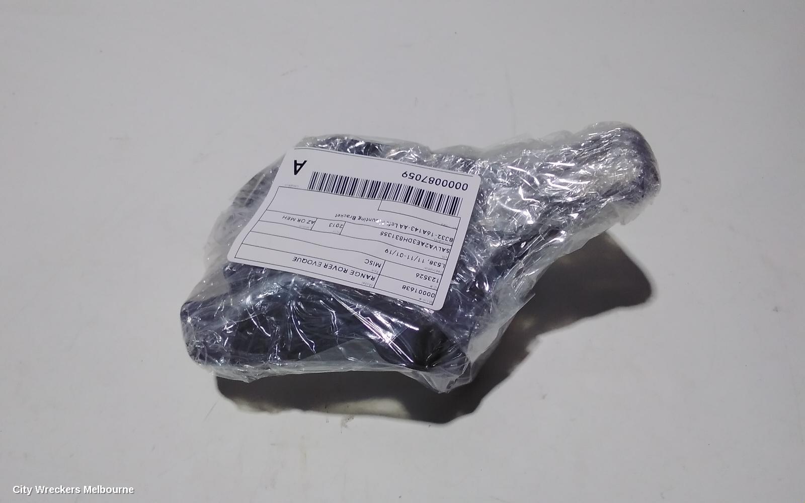 LAND ROVER RANGEROVER EVOQUE, L538, 11/2011 - 01/2019, BJ32-16A143-AA   LEFT MOUNTING BRACKET: 87059