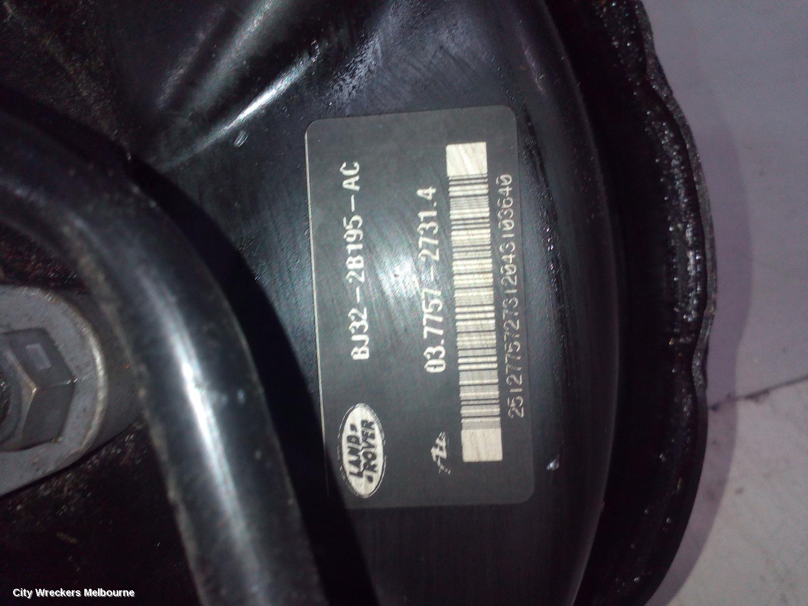 LAND ROVER RANGEROVER EVOQUE BRAKE BOOSTER, L538, 11/2011 - 01/2019