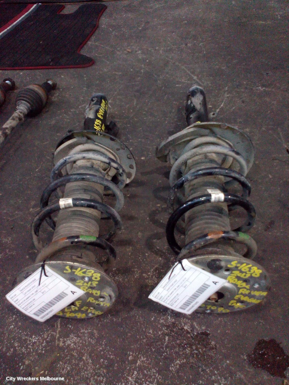 LAND ROVER RANGEROVER EVOQUE LEFT FRONT STRUT, NON ACTIVE DAMPER TYPE, L538, 11/2011 - 01/2019