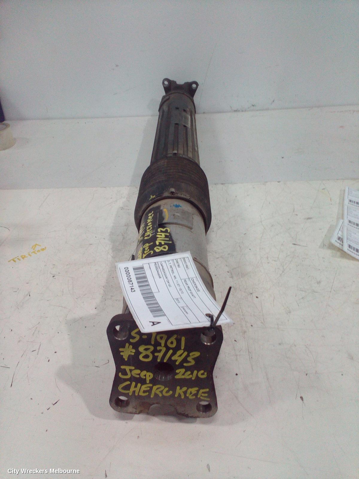 JEEP CHEROKEE REAR DRIVE SHAFT, 3.7, PETROL, KK, 11/2007 - 10/2012
