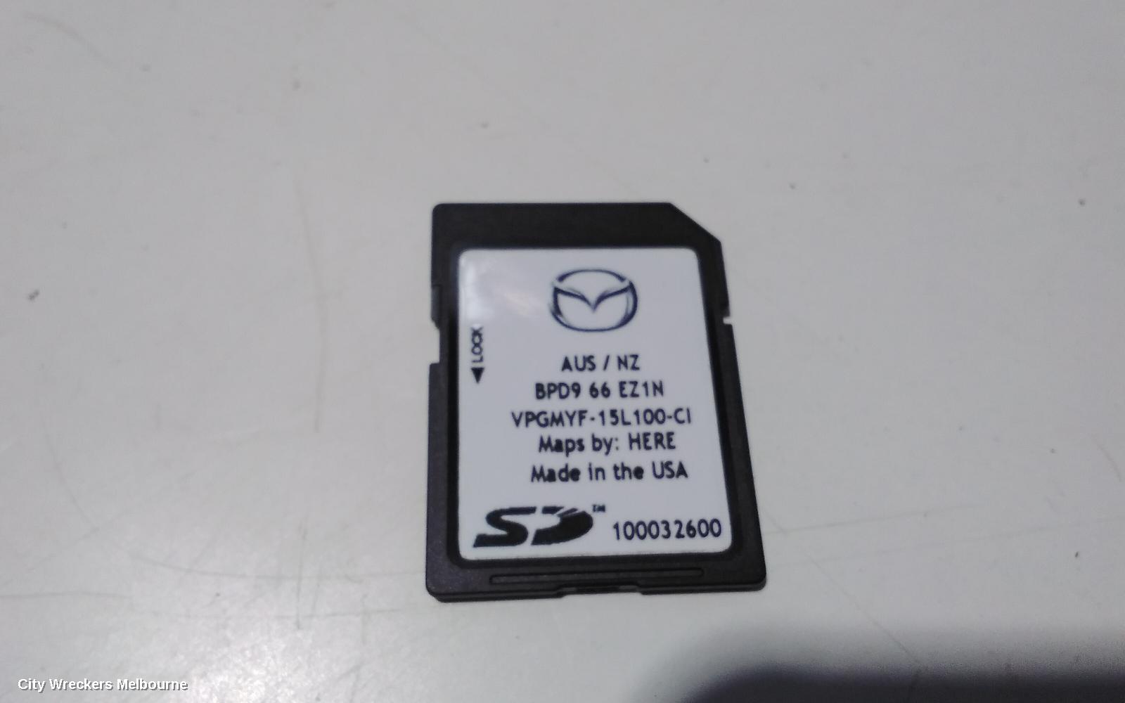 MAZDA CX3 RADIO/CD/DVD/SAT/TV, DISPLAY UNIT, 8IN, TOUCHSCREEN, DK, 03/2015 ONWARDS