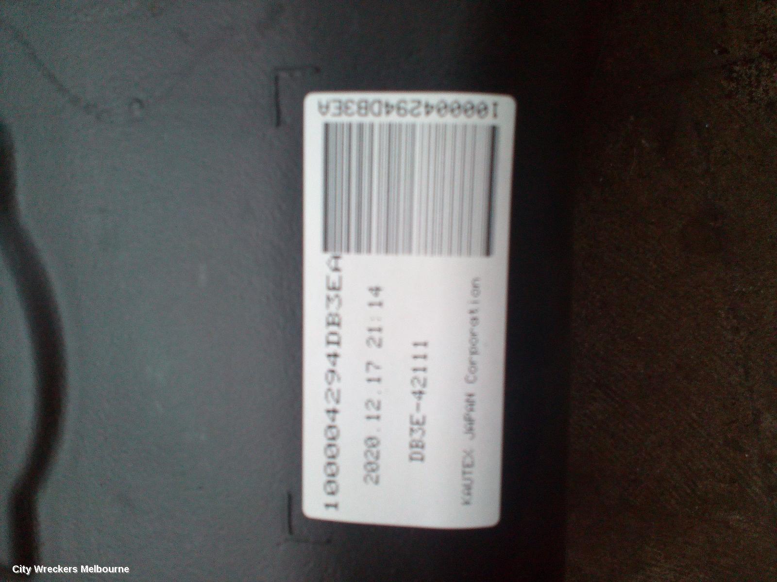 MAZDA CX3 FUEL TANK, DK, PETROL, 2WD, 03/2015 ONWARDS