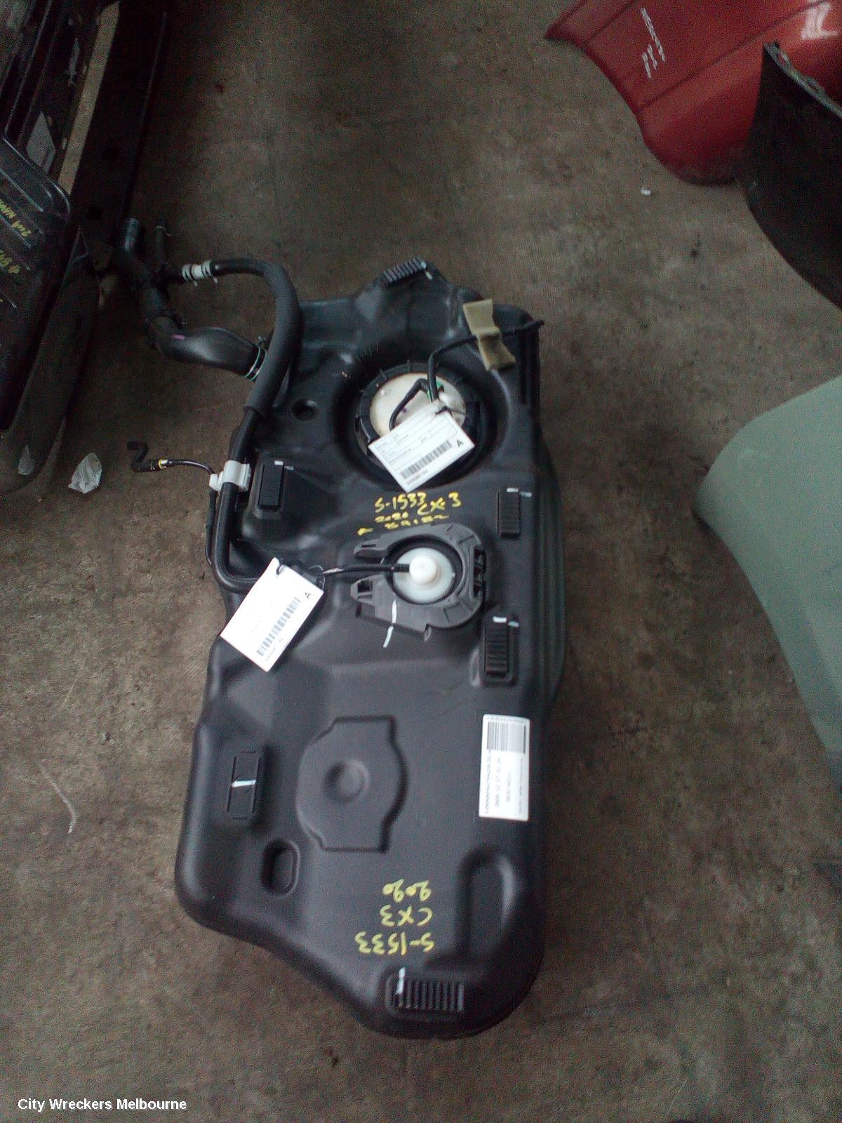 MAZDA CX3 FUEL TANK, DK, PETROL, 2WD, 03/2015 ONWARDS