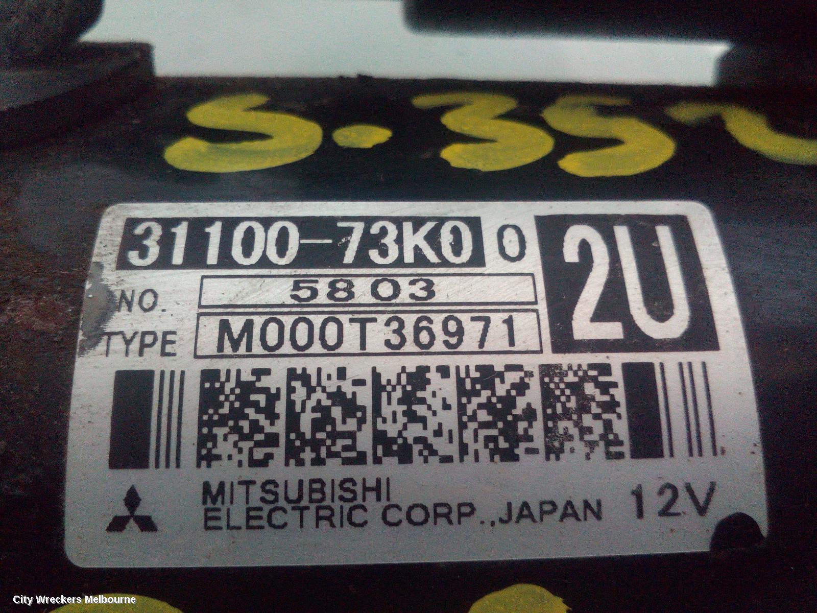 SUZUKI SWIFT STARTER, PETROL, 1.4, K14B, FZ, (VIN JSAFZC), 08/2010 - 03/2017