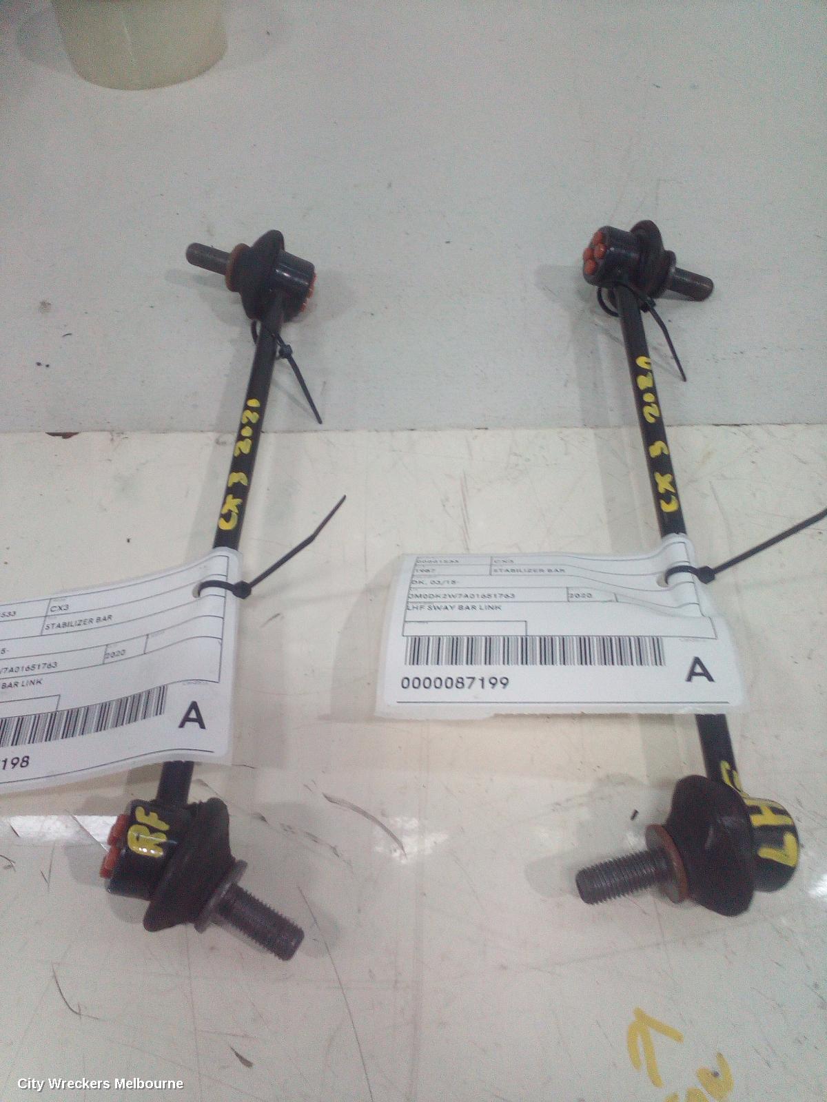 MAZDA CX3 STABILISER BAR, DK, 03/2015 ONWARDS