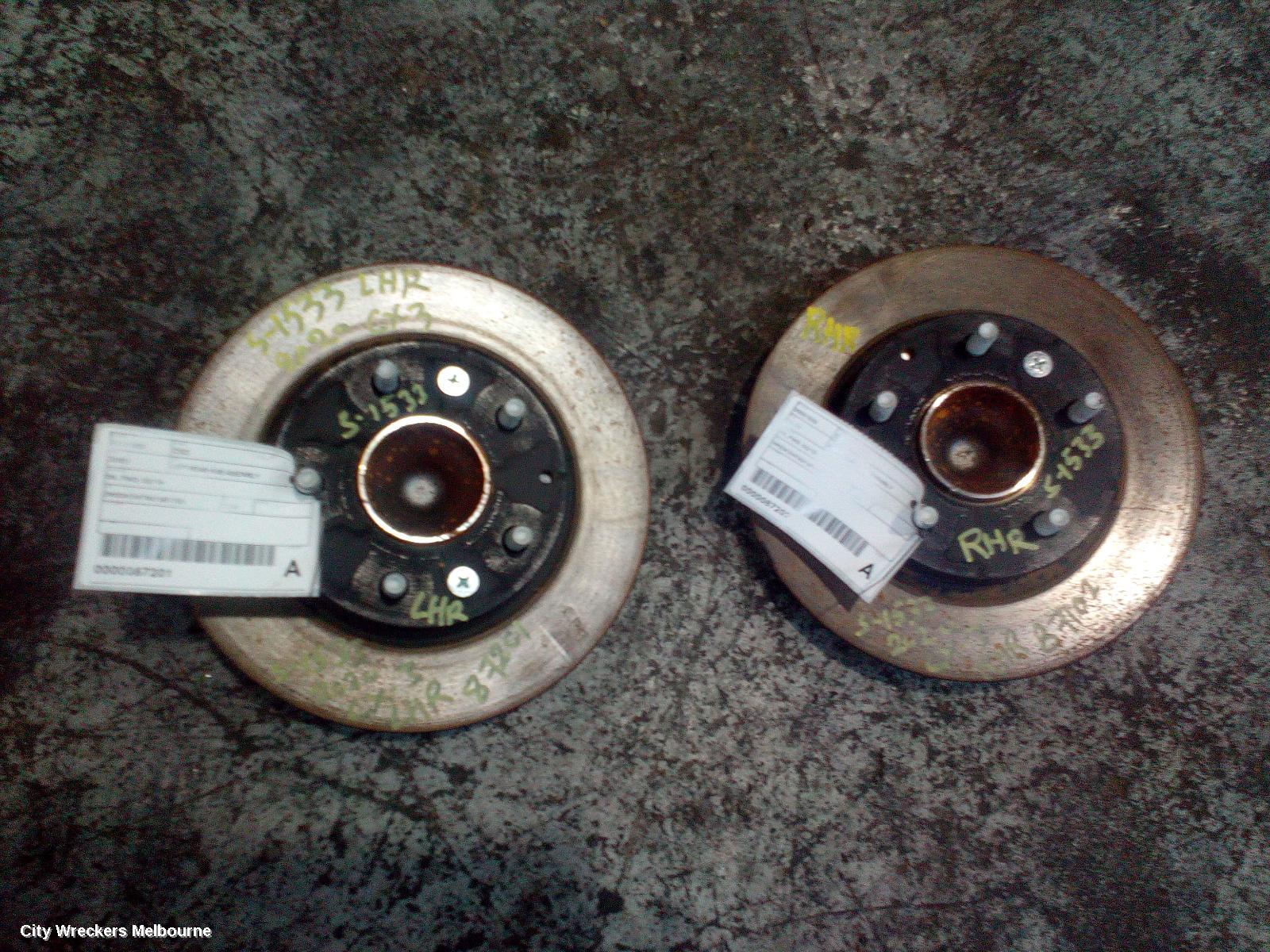 MAZDA CX3 LEFT REAR HUB ASSEMBLY, DK, FWD, 03/2015 ONWARDS