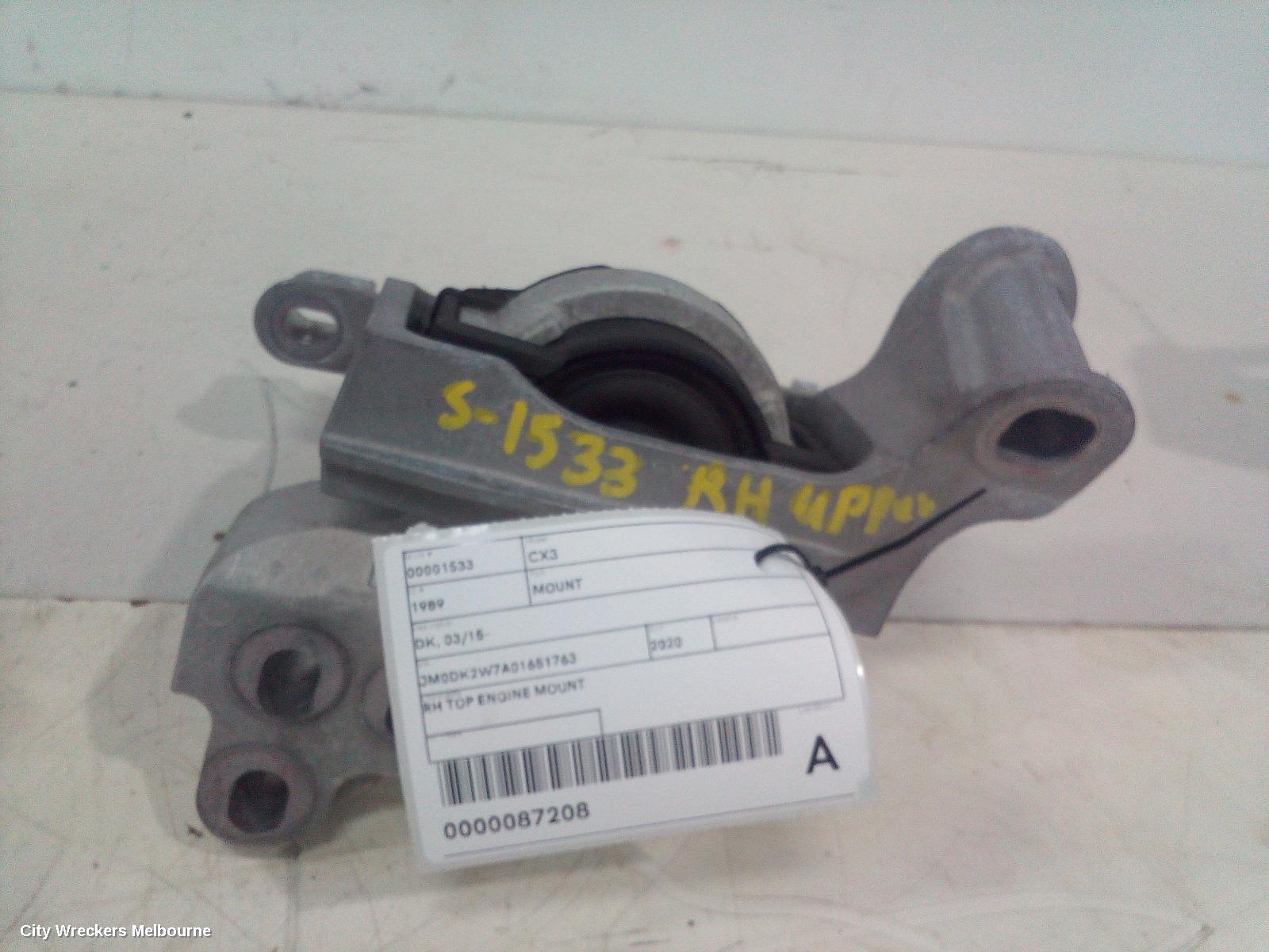 MAZDA CX3 MOUNT, DK, 03/2015 ONWARDS