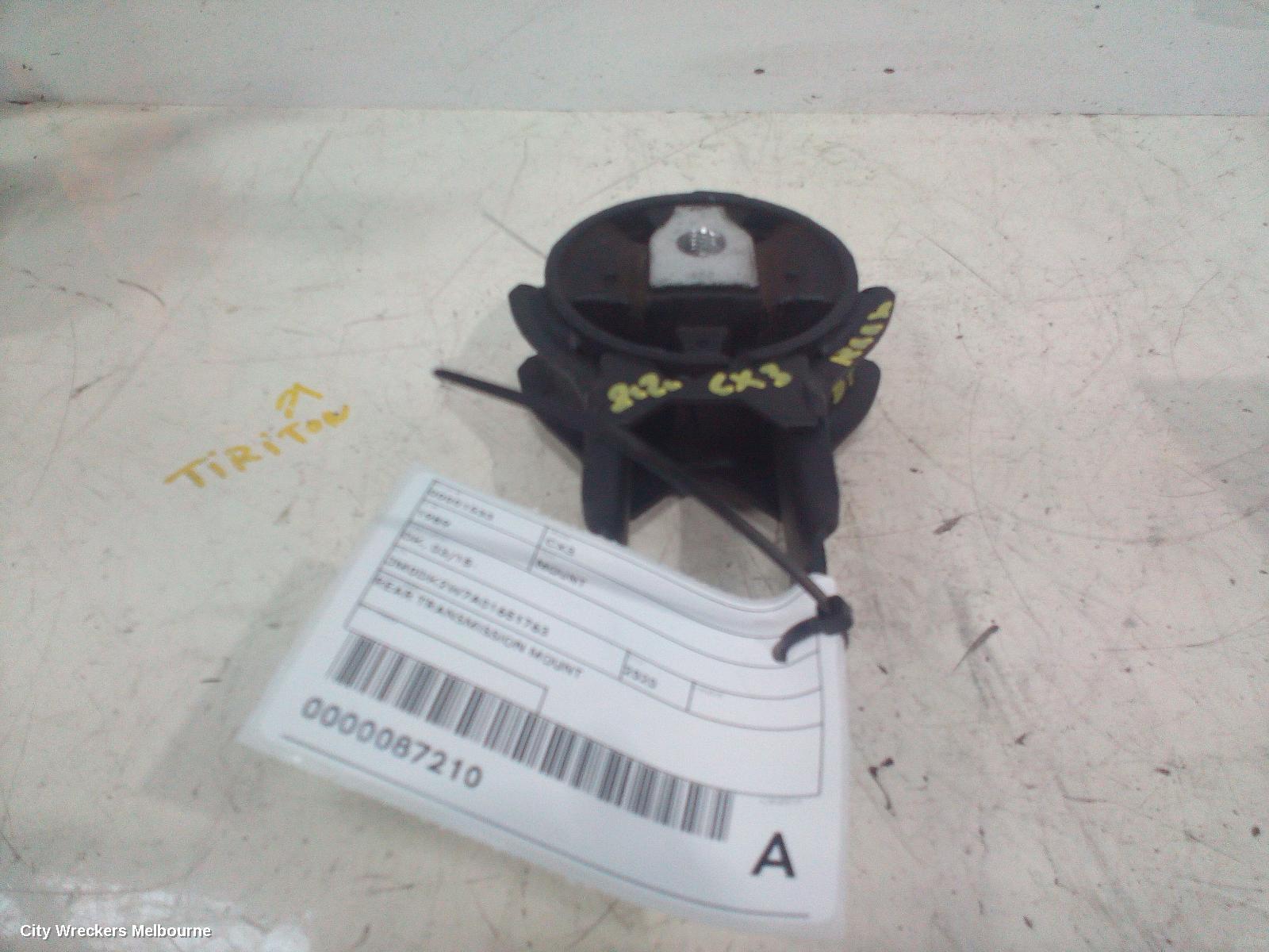 MAZDA CX3 MOUNT, DK, 03/2015 ONWARDS