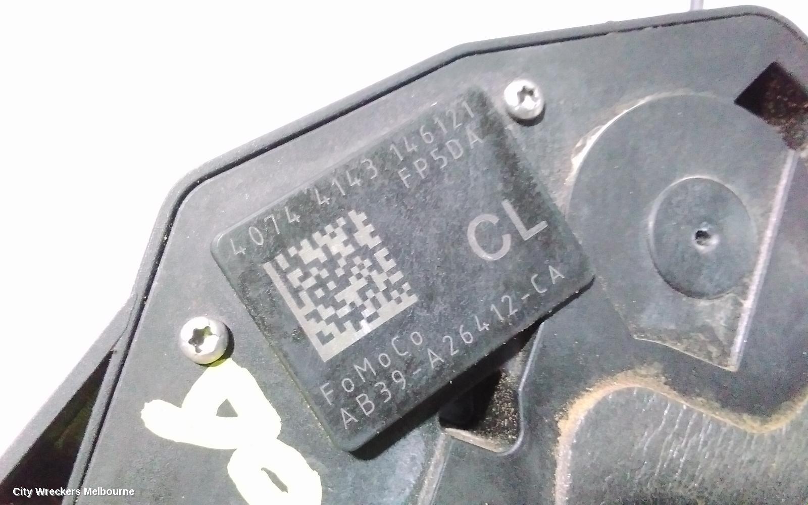 FORD RANGER DOOR/BOOT/GATE LOCK, RIGHT REAR DOOR LOCK, DUAL CAB, PX, 06/2011 - 06/2015