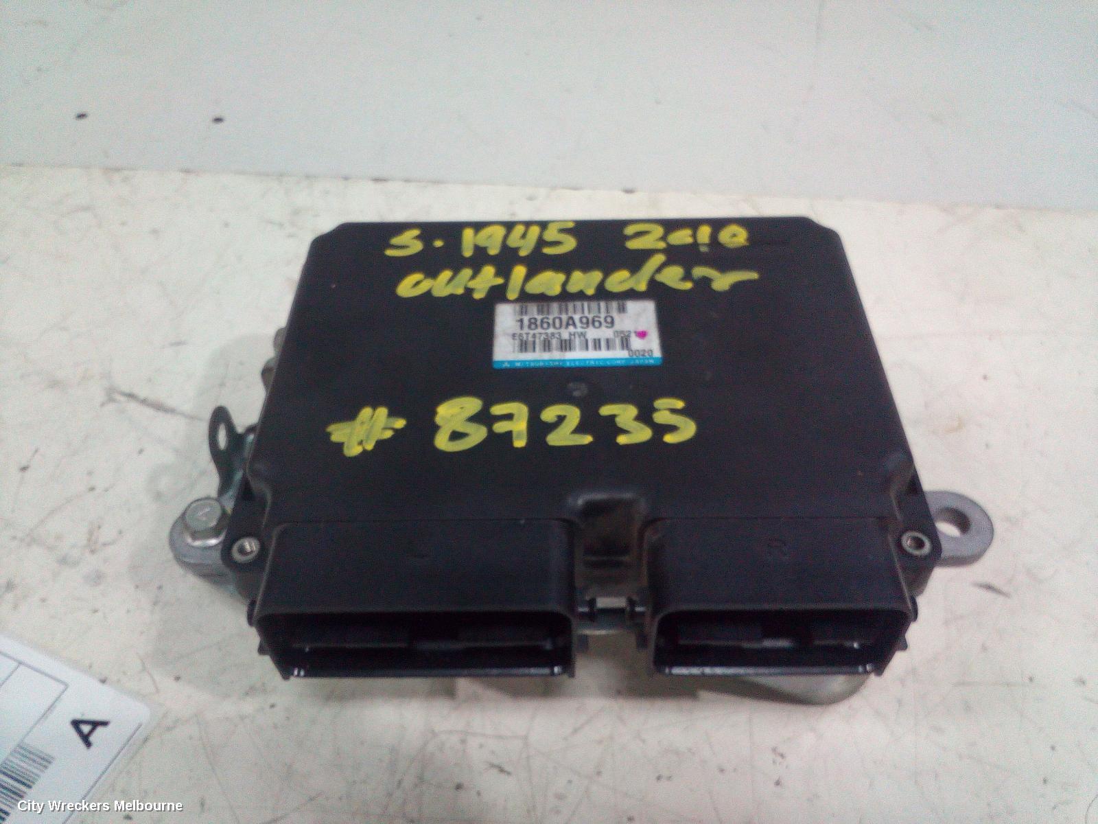 MITSUBISHI OUTLANDER ECU, ENGINE ECU, 2.4, PETROL, AUTO T/M, ECU ONLY, ZH, 09/2009 - 10/2012