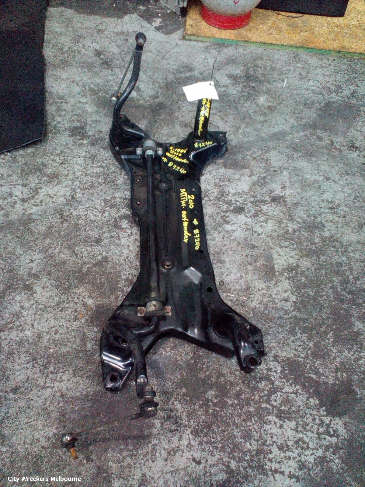 MITSUBISHI OUTLANDER FRT XMEMBER/CRADLE, ZG/ZH, ENGINE CRADLE, 11/2006 - 10/2012