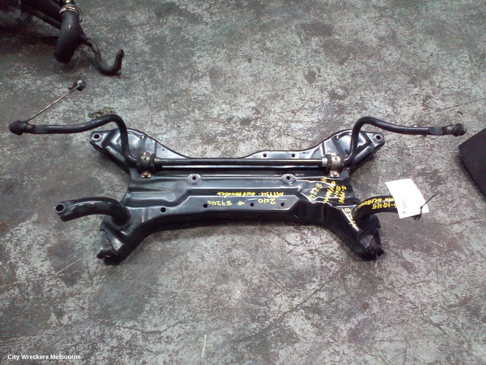 MITSUBISHI OUTLANDER FRT XMEMBER/CRADLE, ZG/ZH, ENGINE CRADLE, 11/2006 - 10/2012