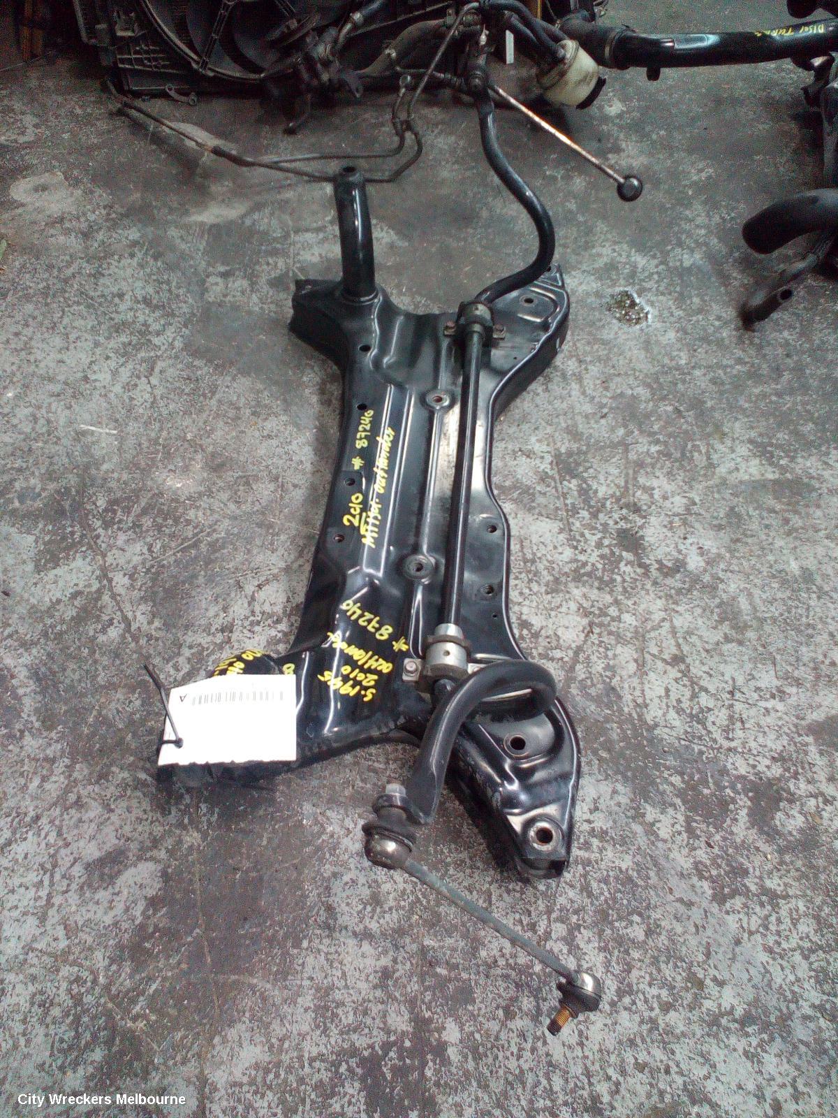 MITSUBISHI OUTLANDER FRT XMEMBER/CRADLE, ZG/ZH, ENGINE CRADLE, 11/2006 - 10/2012