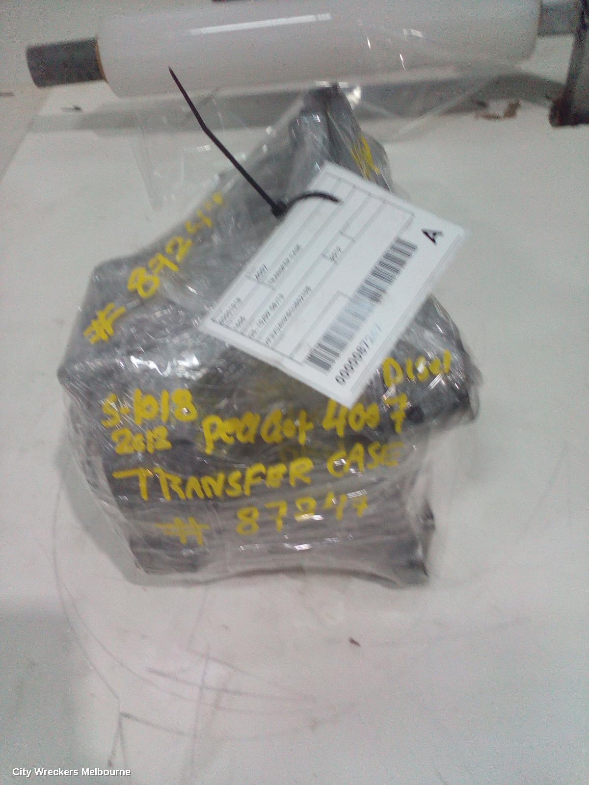 PEUGEOT 4007 TRANSFER CASE, GS, 10/2009 - 08/2013