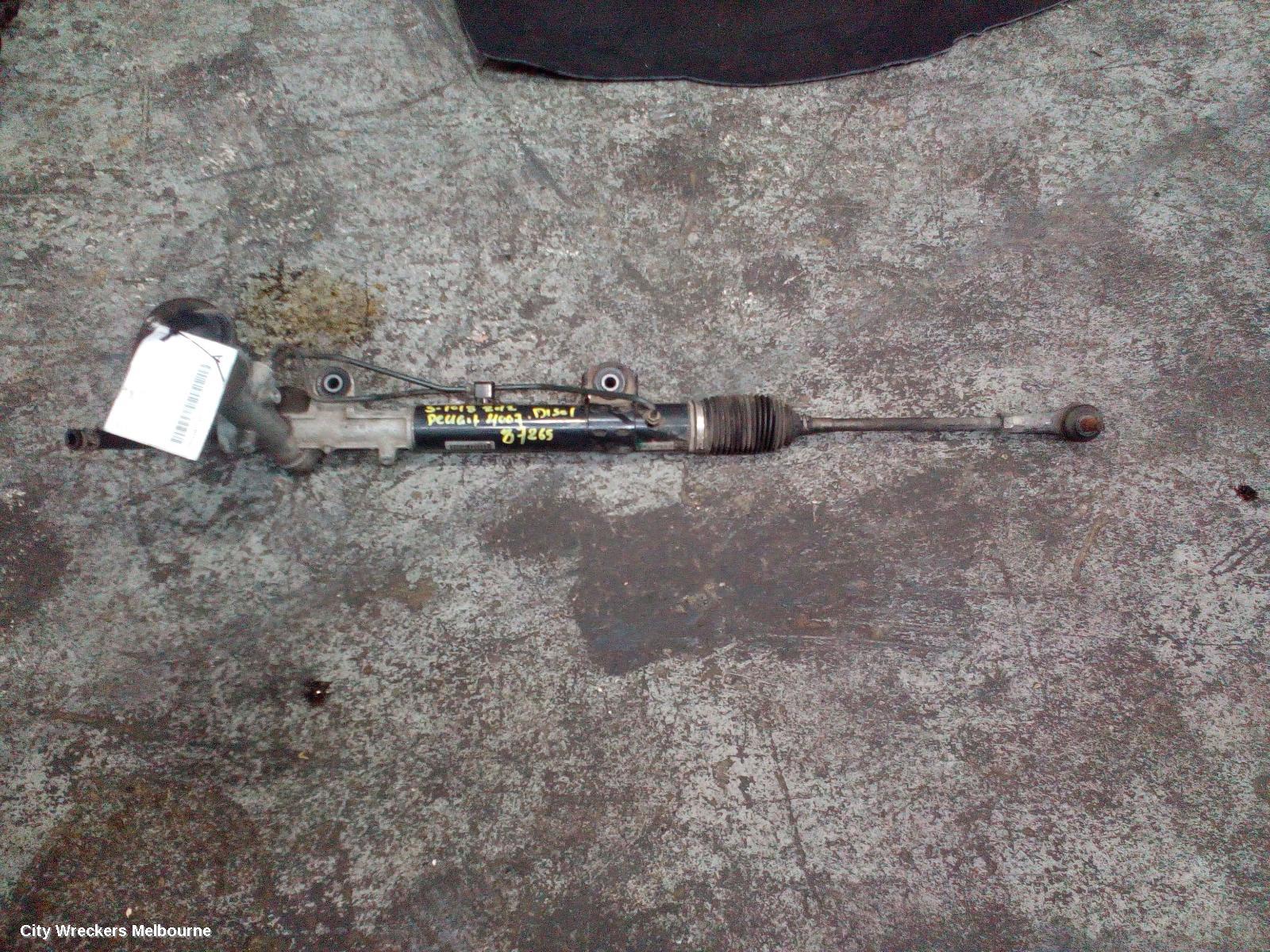 PEUGEOT 4007 STEERING BOX/RACK, GS, 10/2009 - 08/2013