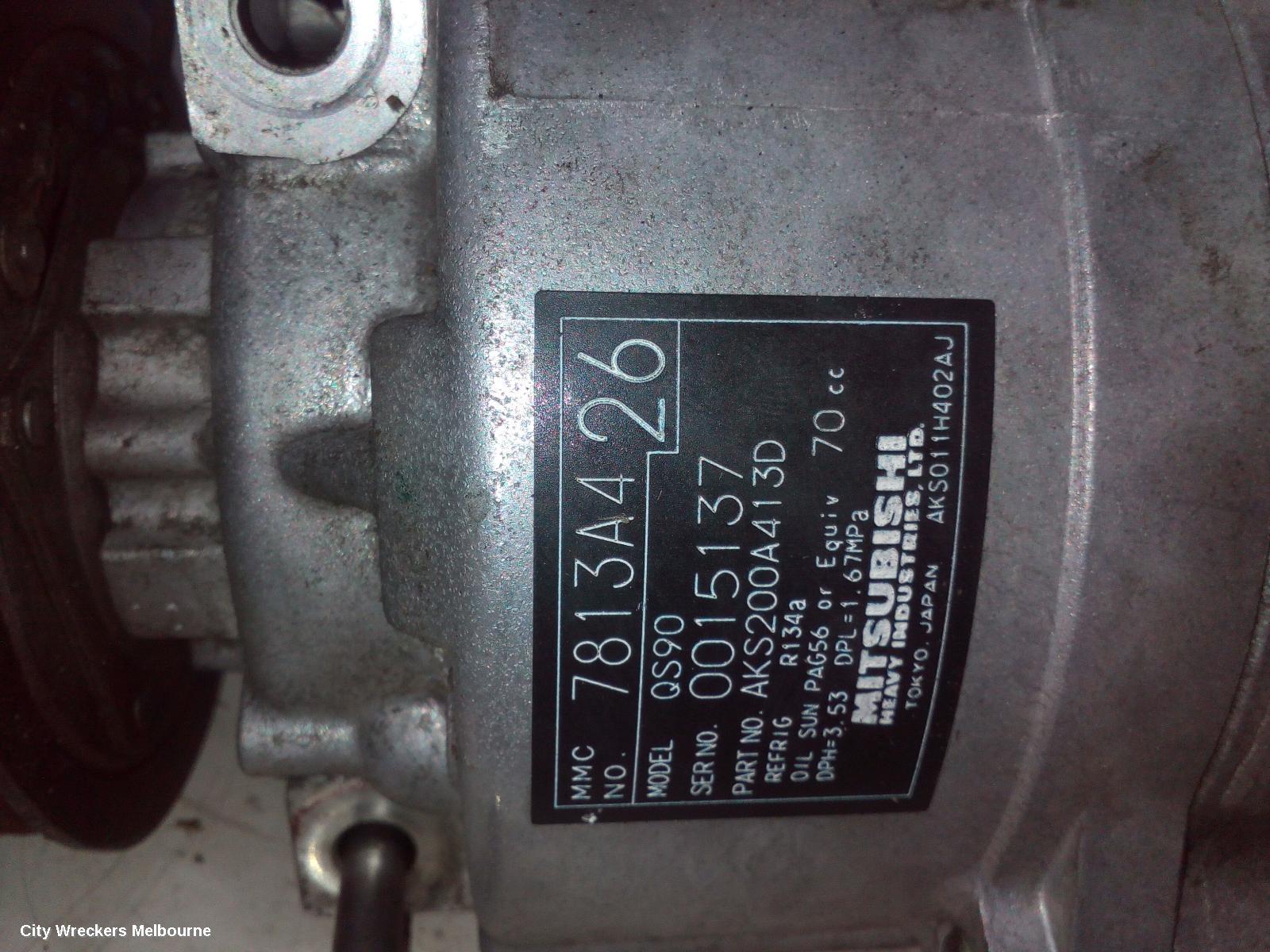 PEUGEOT 4007 A/C COMPRESSOR, GS, 2.2, DIESEL, 4HK, 11/2009 - 08/2013