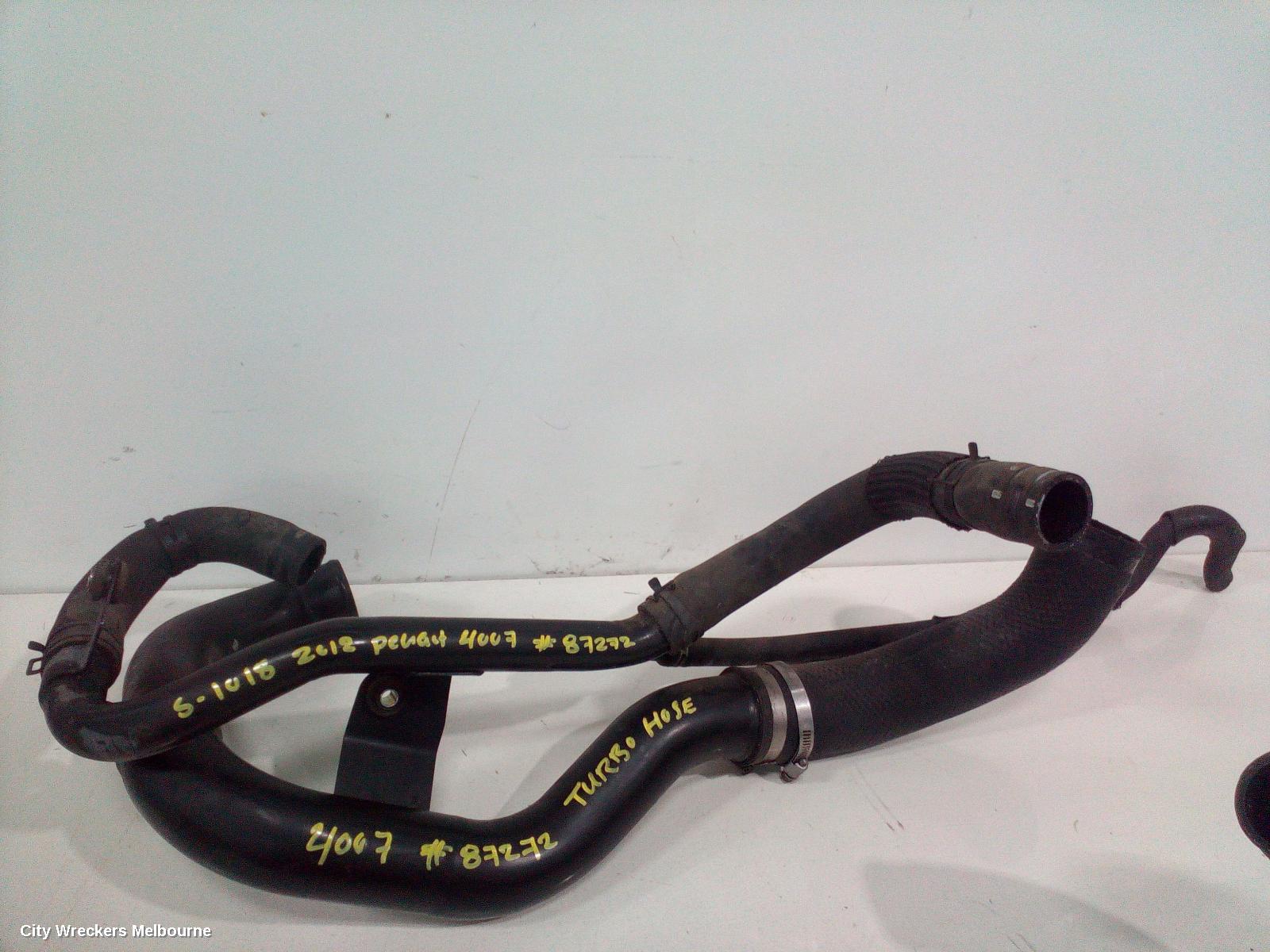 PEUGEOT 4007, GS, 10/2009 - 08/2013, TURBO HOSE: 87272