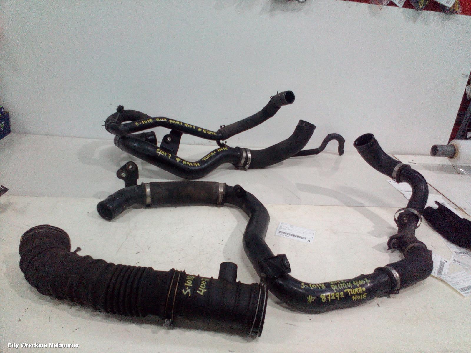 PEUGEOT 4007, GS, 10/2009 - 08/2013, TURBO HOSE: 87272